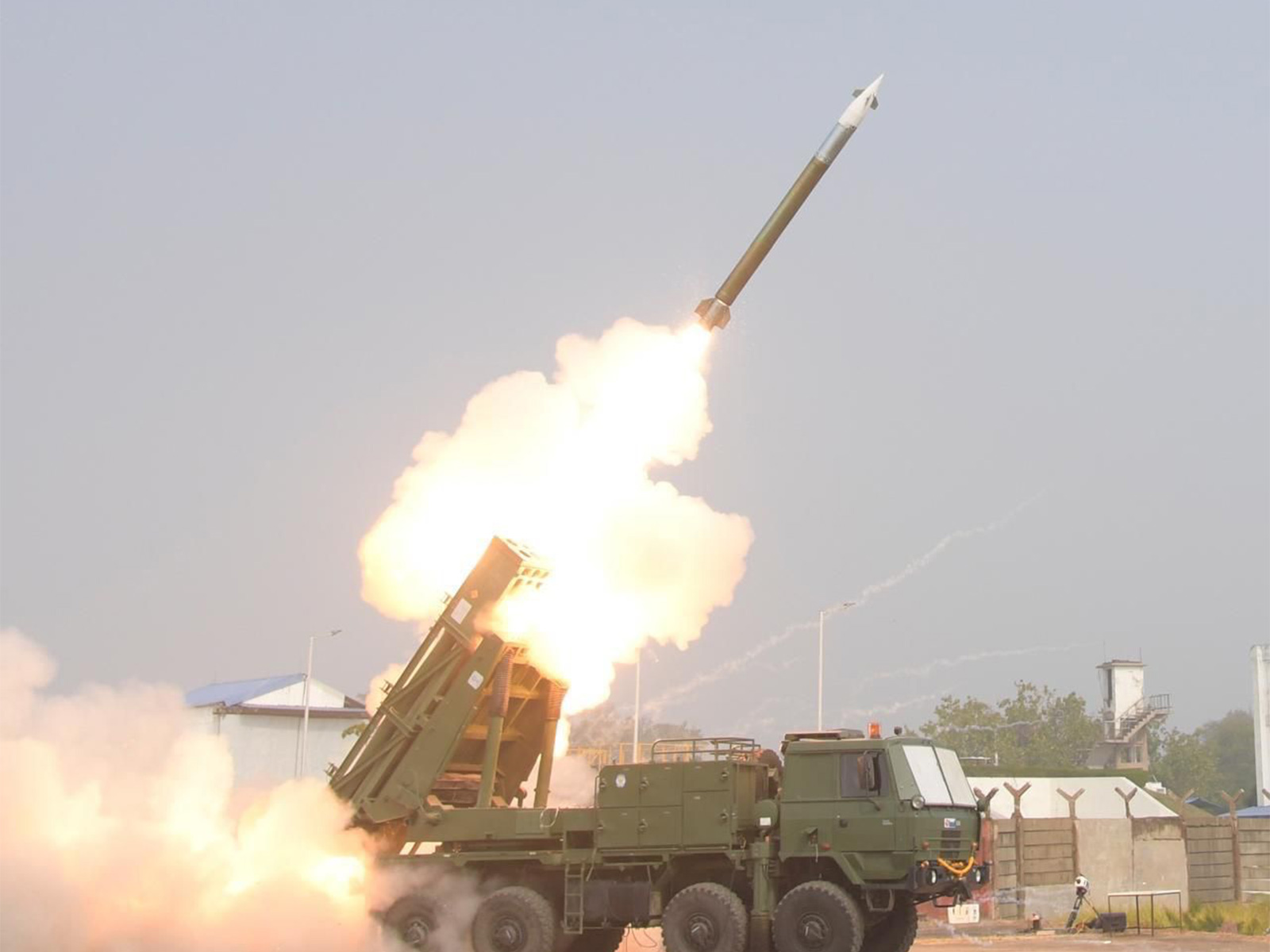 Pinaka Rocket Guided Missile system (Photo/ANI)