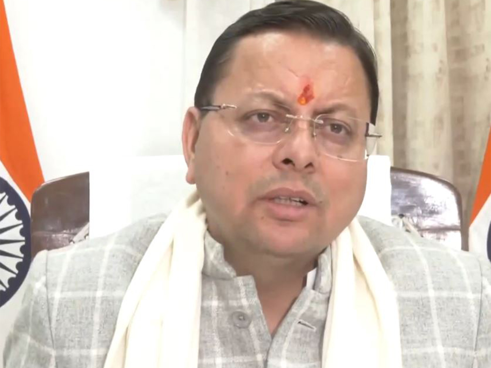 Uttarakhand CM Pushkar Singh Dhami (Photo/ANI)