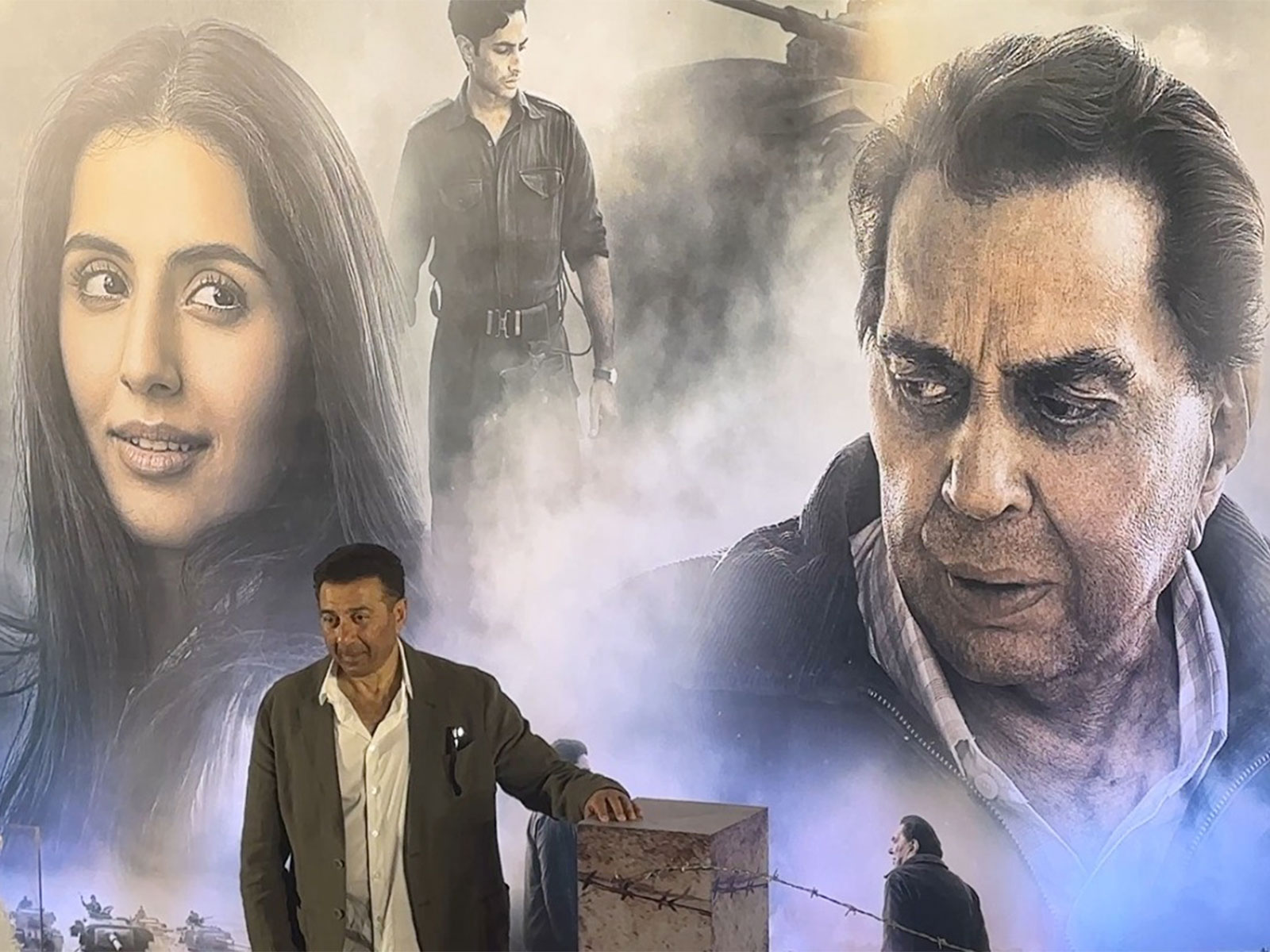 Sunny Deol at screening of Ikkis (Image source: ANI)