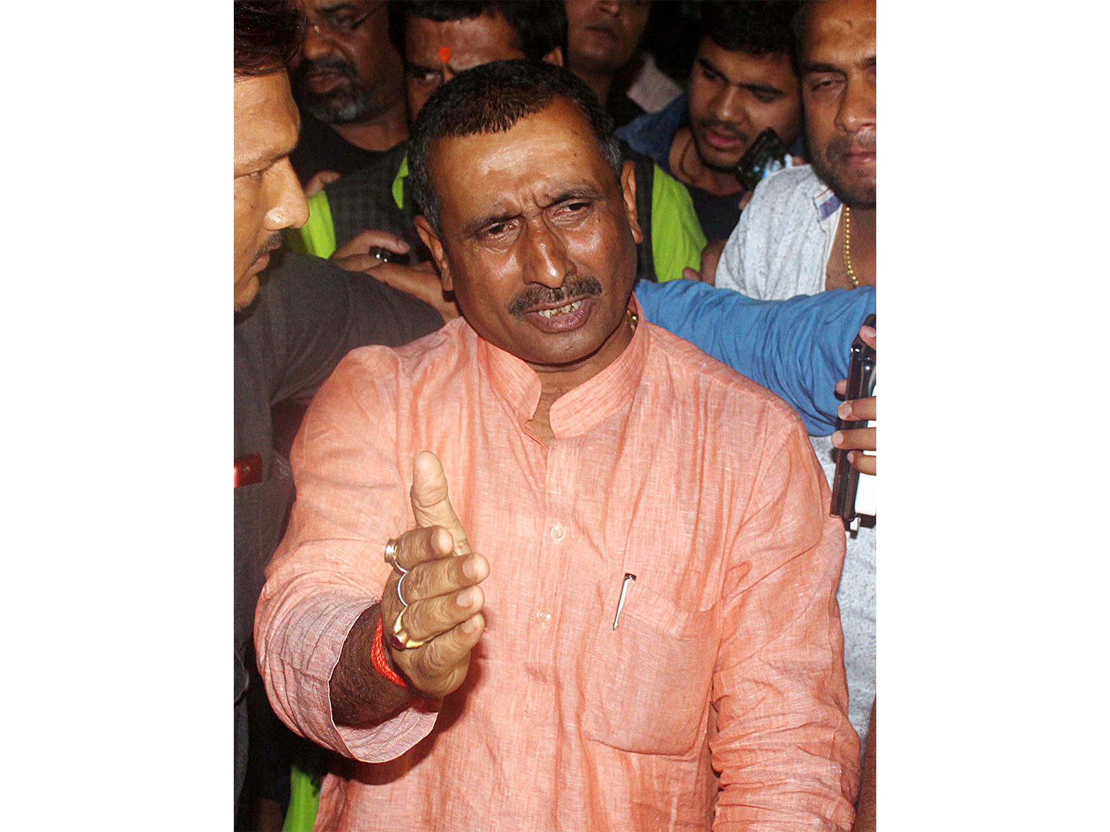 File photo of Unnao rape case accused Kuldeep Singh Sengar (Photo: ANI)