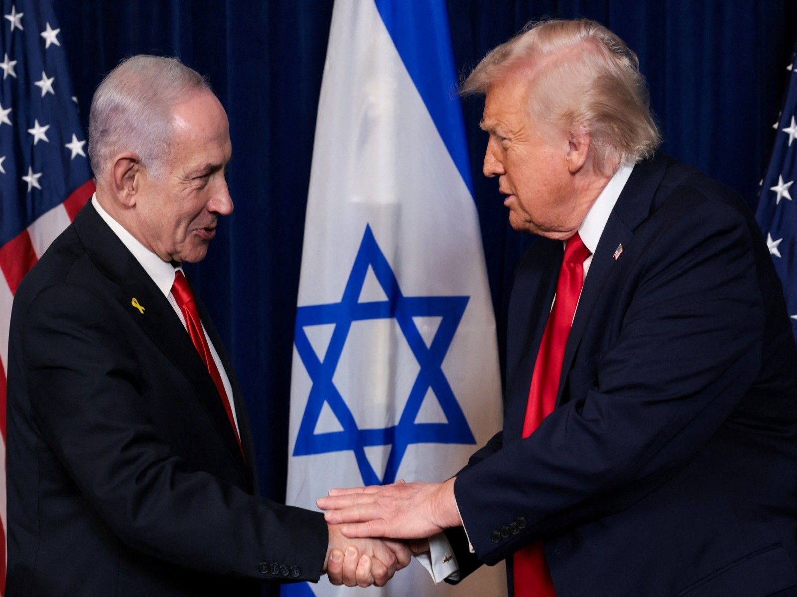 US President Donald Trump with Israeli Prime Minister Benjamin Netanyahu (Photo/Reuters)
