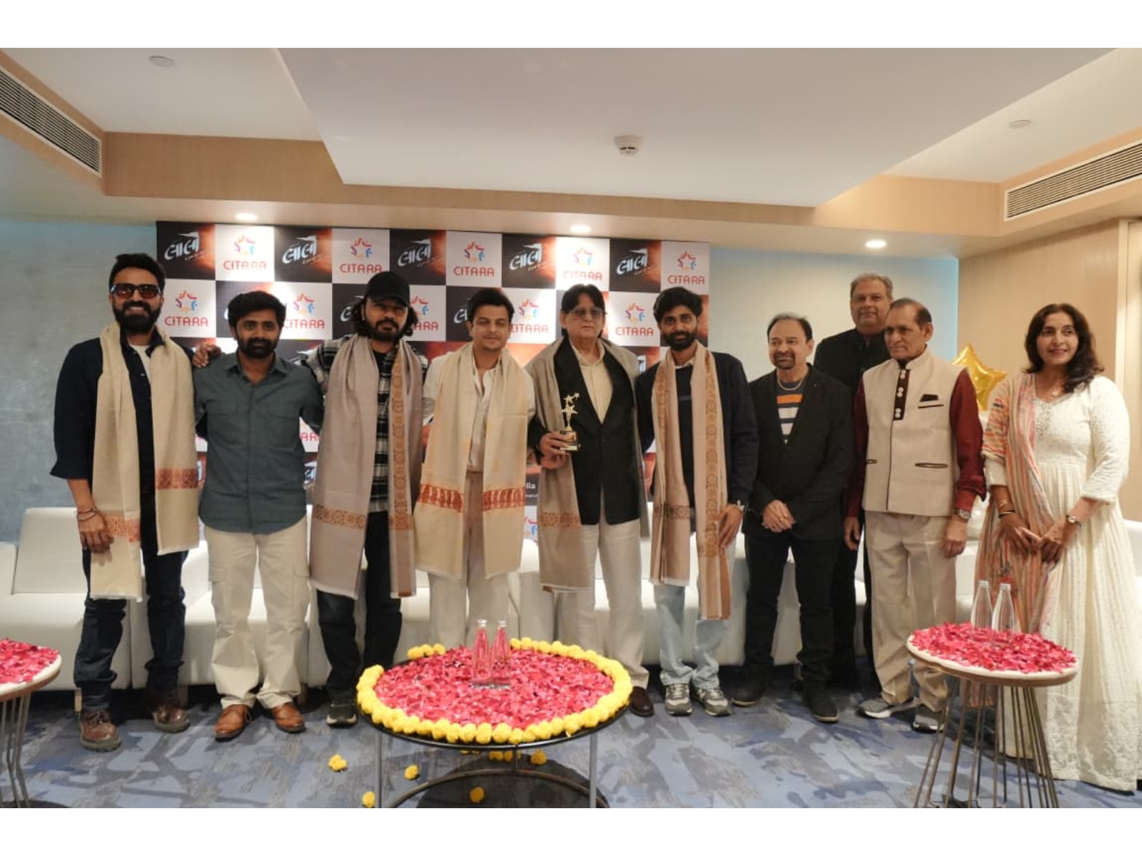 Citara, Laloo Makers Express Interest in Developing Gujarat Film City at Laloo Team Felicitation Event