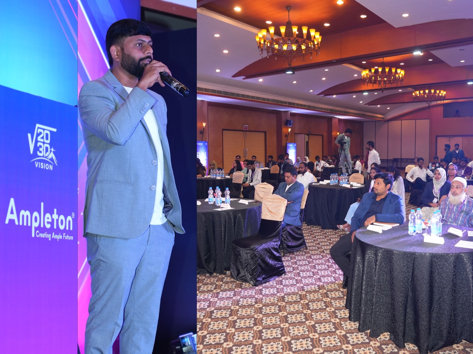 Ampleton®s founder Er.Mahaboob Subhan at “Vision Summit 2030”, Hyderabad