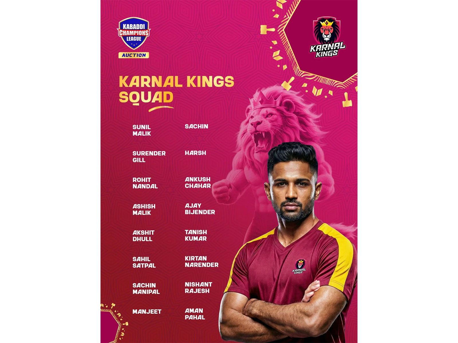 Karnal Kings (Photo; KCL)
