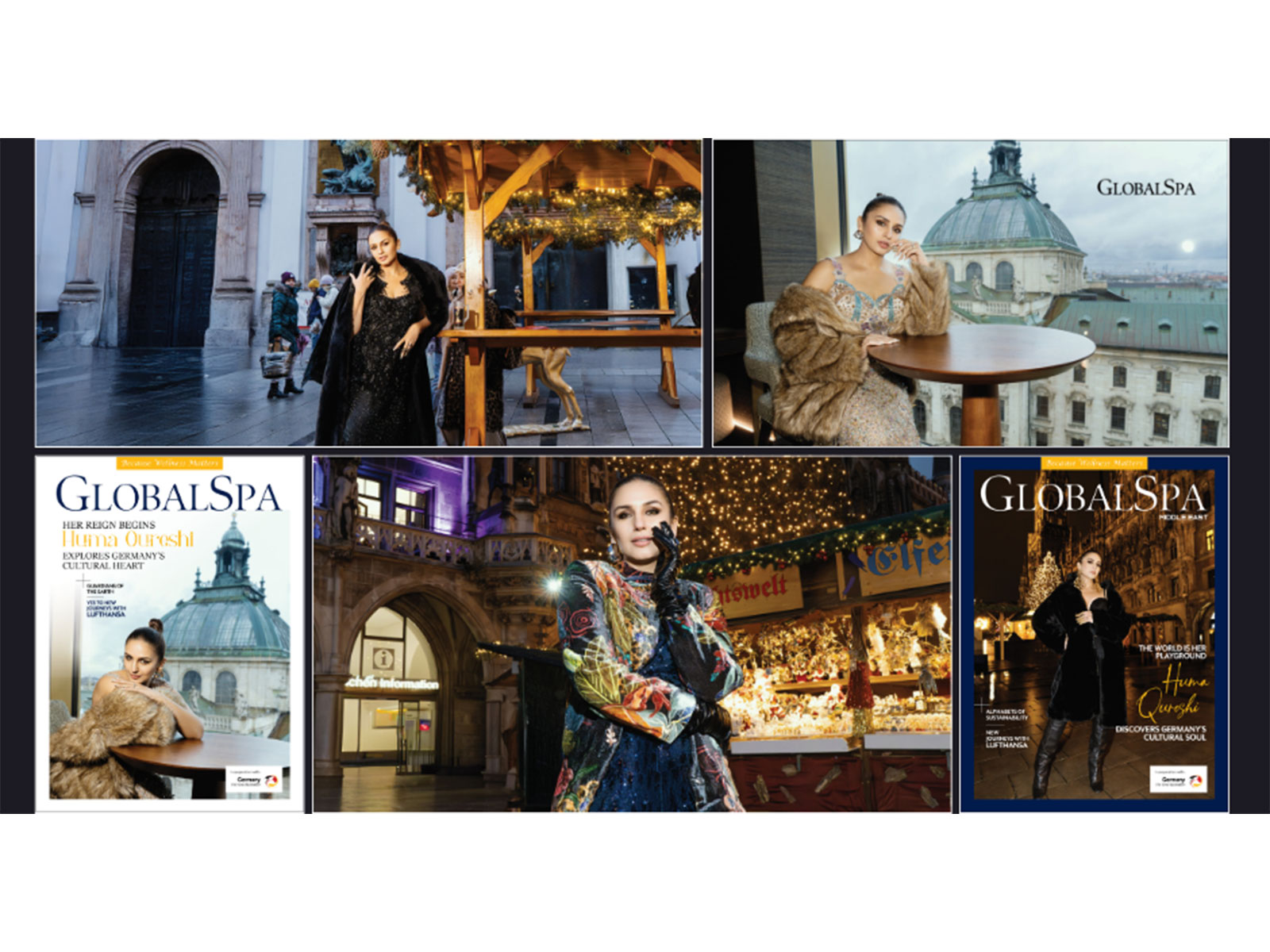 Shot across Munich’s iconic markets, cathedrals, and historic landmarks, the international cover story celebrates Germany as a leading cultural destination.