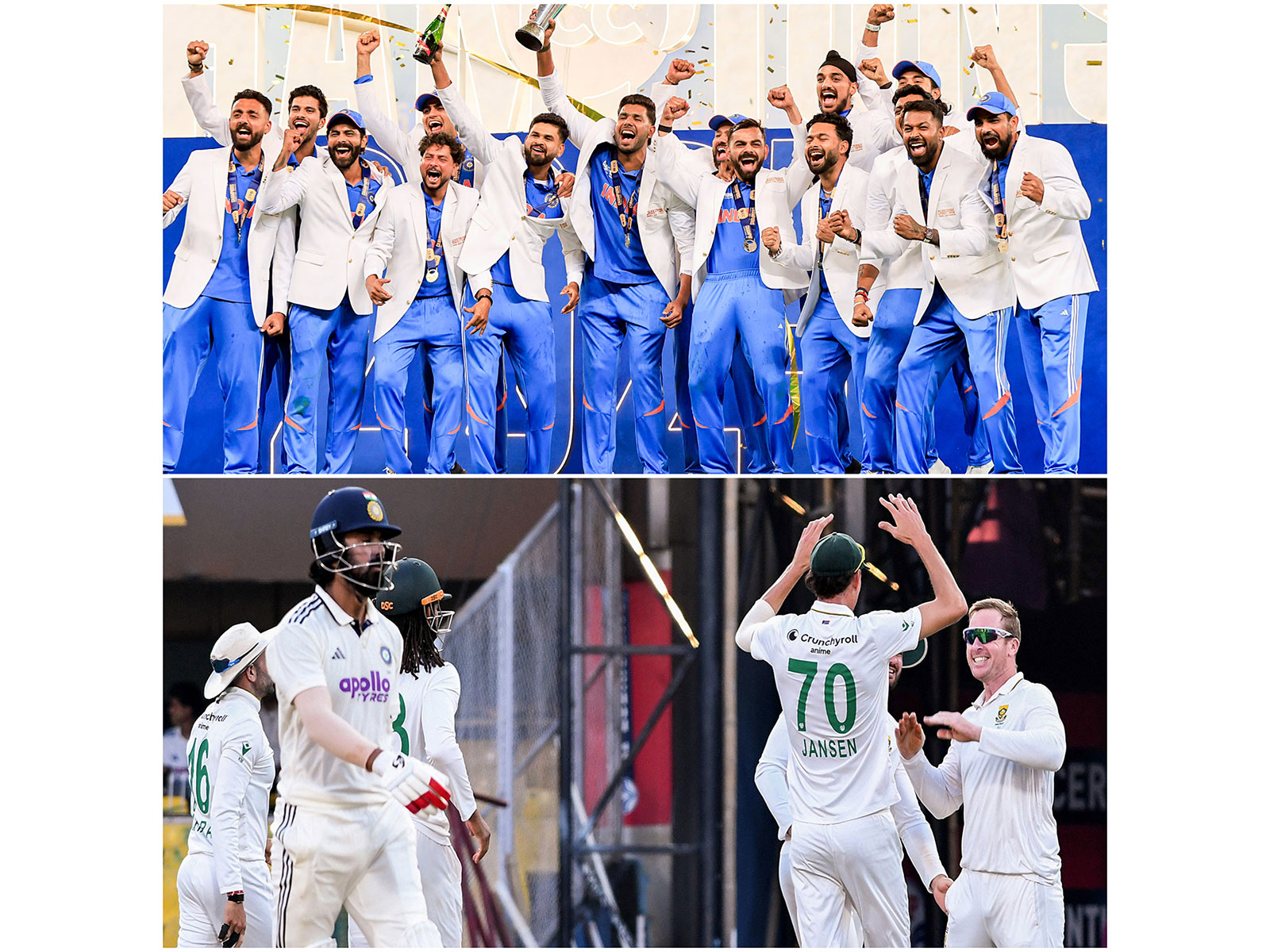 Team India experienced contrasting fortunes in limited-overs and Test cricket. (Photo: ANI)