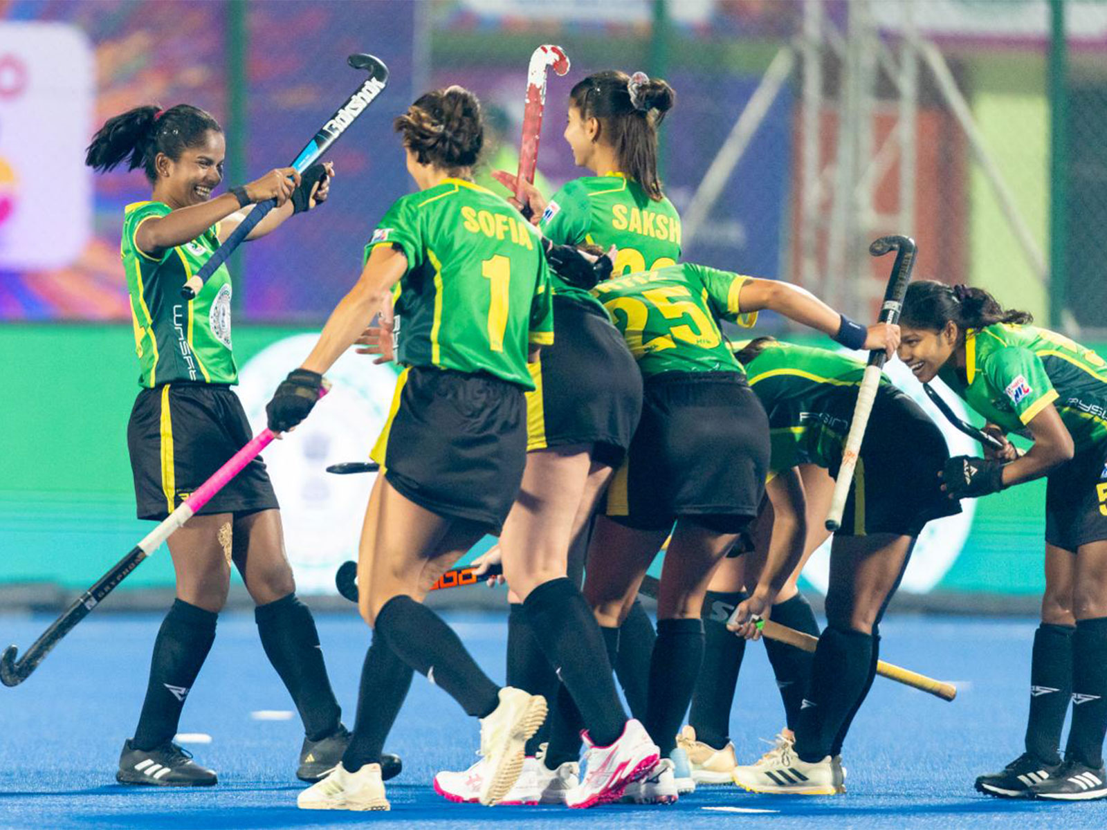 Player in action during Women's Hockey India League. (Photo/HIL)