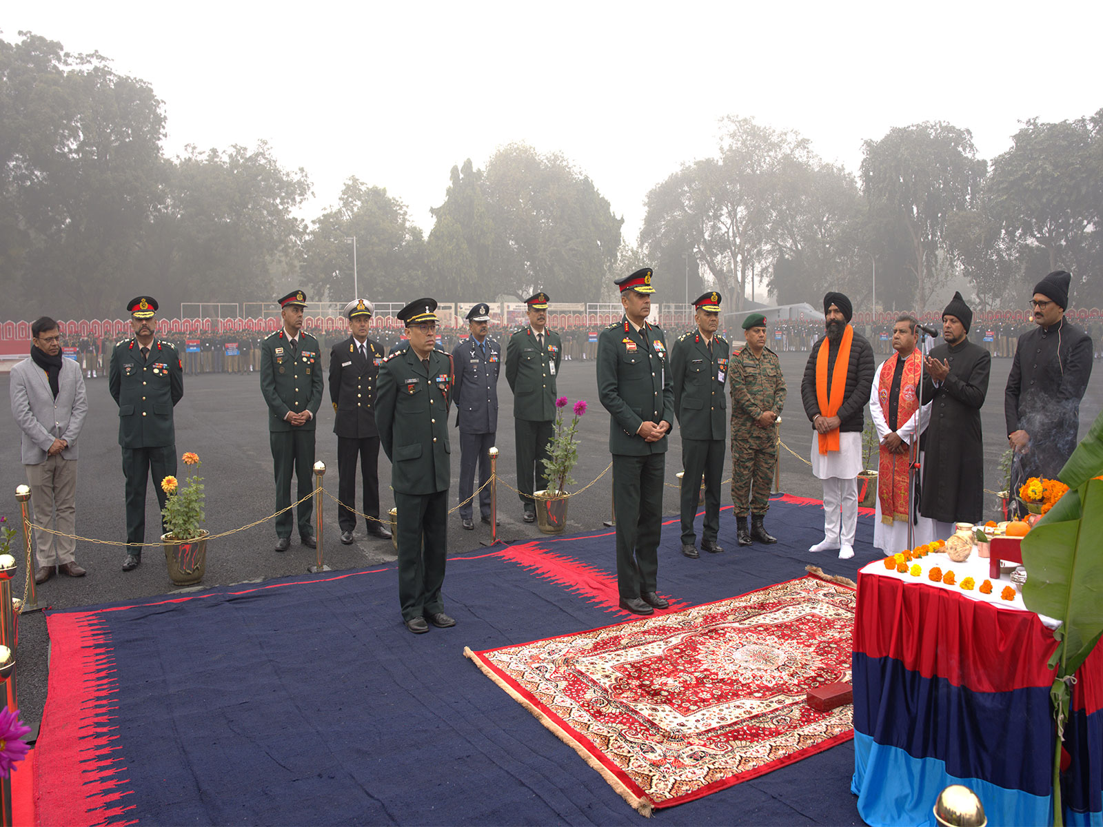 NCC officers take part in Sarv Dharm Pooja (Photo/ PIB)