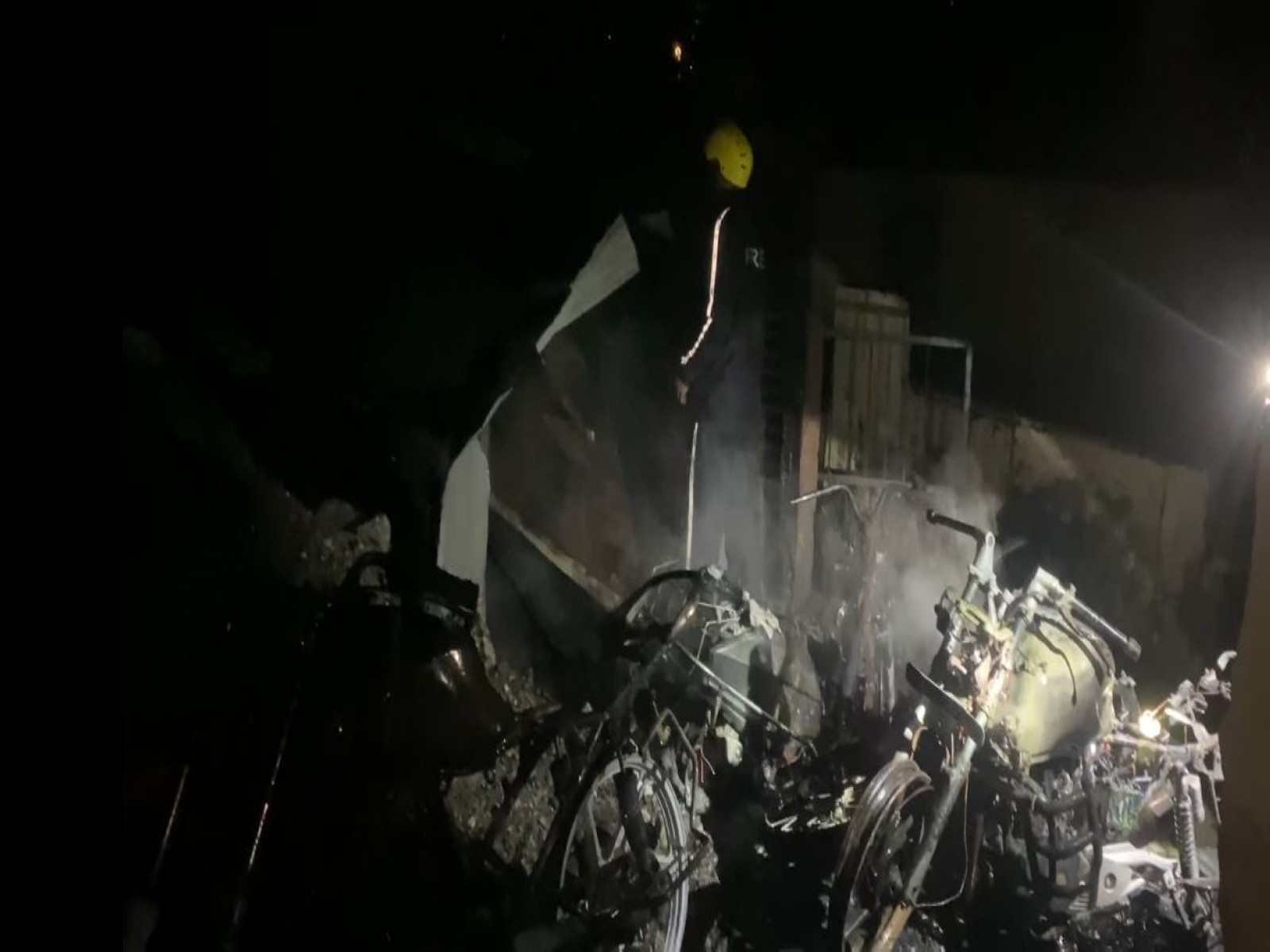 Fire breaks out at BD Pandey Hospital campus in Nainital (Photo/ANI)