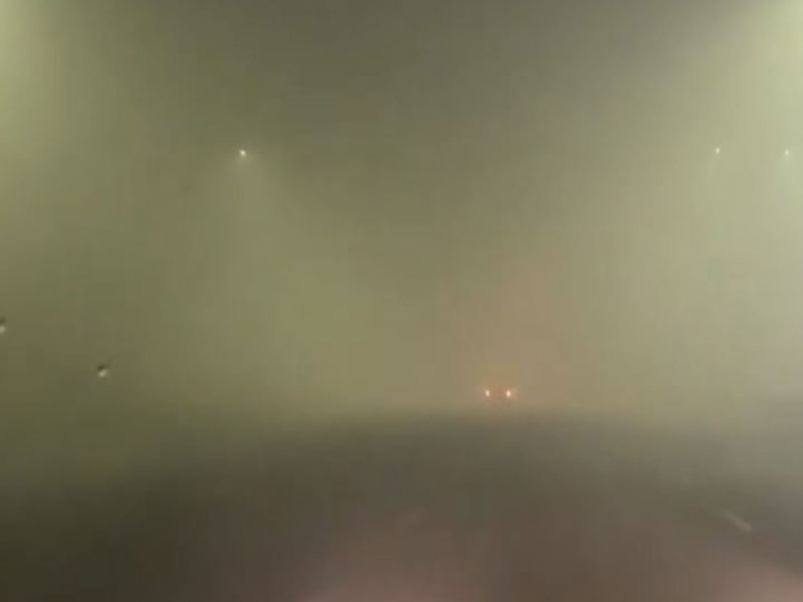 Visuals from Delhi's Akshardham area. (Photo/ANI)