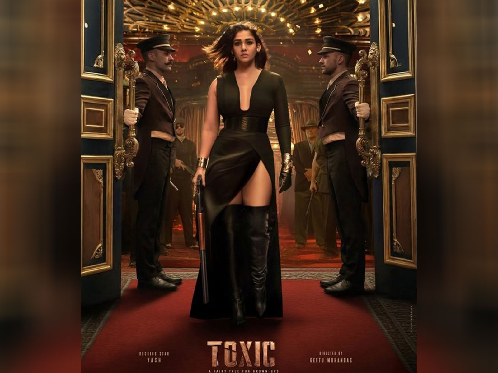 Nayanthara's look from Toxic (Photo/instagram/@thenameisyash) Nayanthara's look from Toxic (Photo/instagram/@thenameisyash)