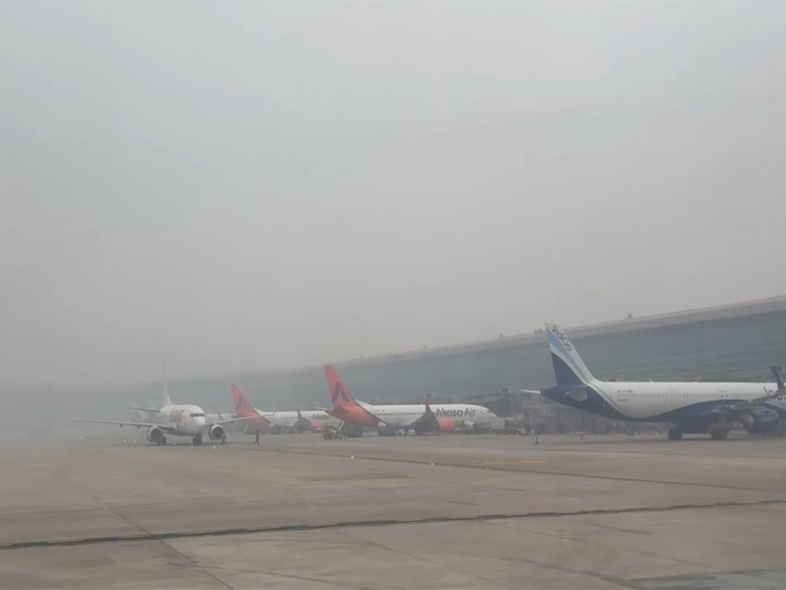 Dense Fog of IGI Airport (Photo/ANI)