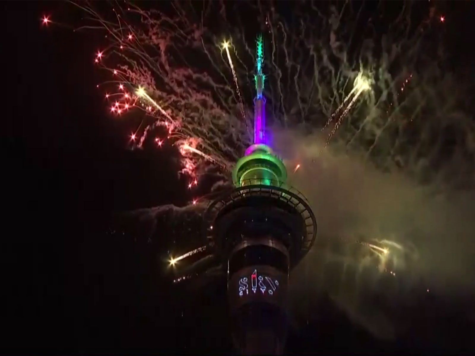 New Year celebrations in New Zealand (Image source: TVNZ via Reuters)
