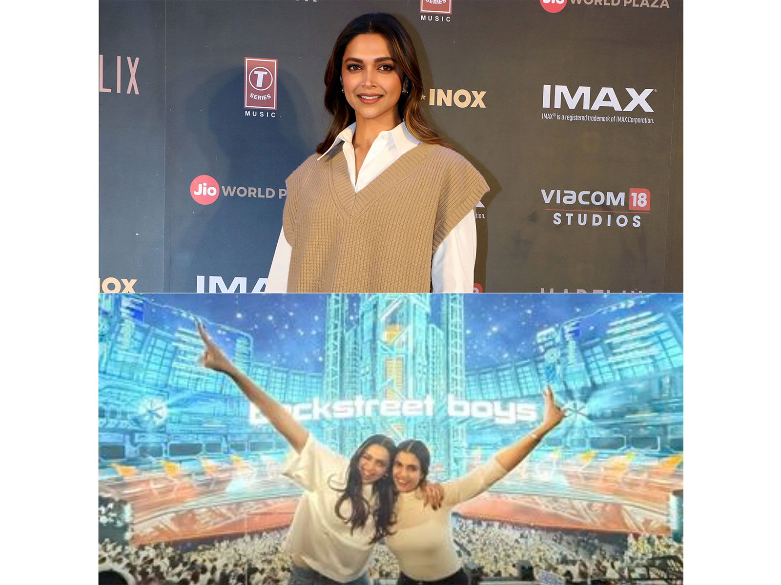 Deepika Padukone at Backstreet Boys concert (Photo/ANI/Instagram@sneha_ramachander)