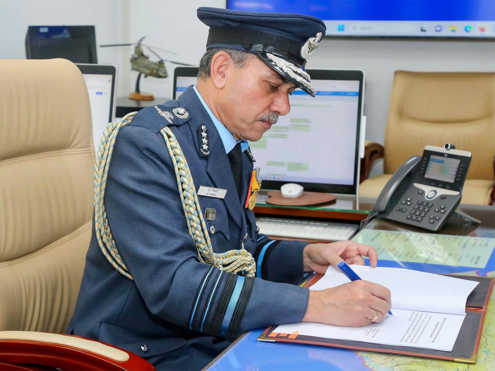 Air Marshal Narmdeshwar Tiwari (Photo: PIB)
