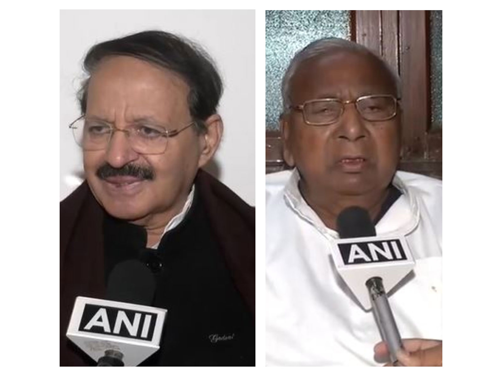 Congress leaders Rashid Alvi and V Hanumantha Rao (Photo/ANI)