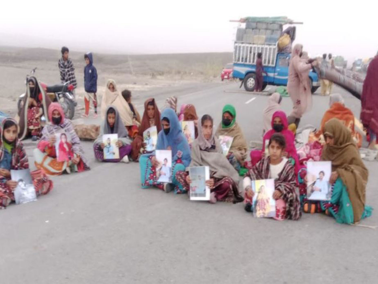 Baloch protest against enforced disappearance  (Photo/@BalochYakjehtiC)