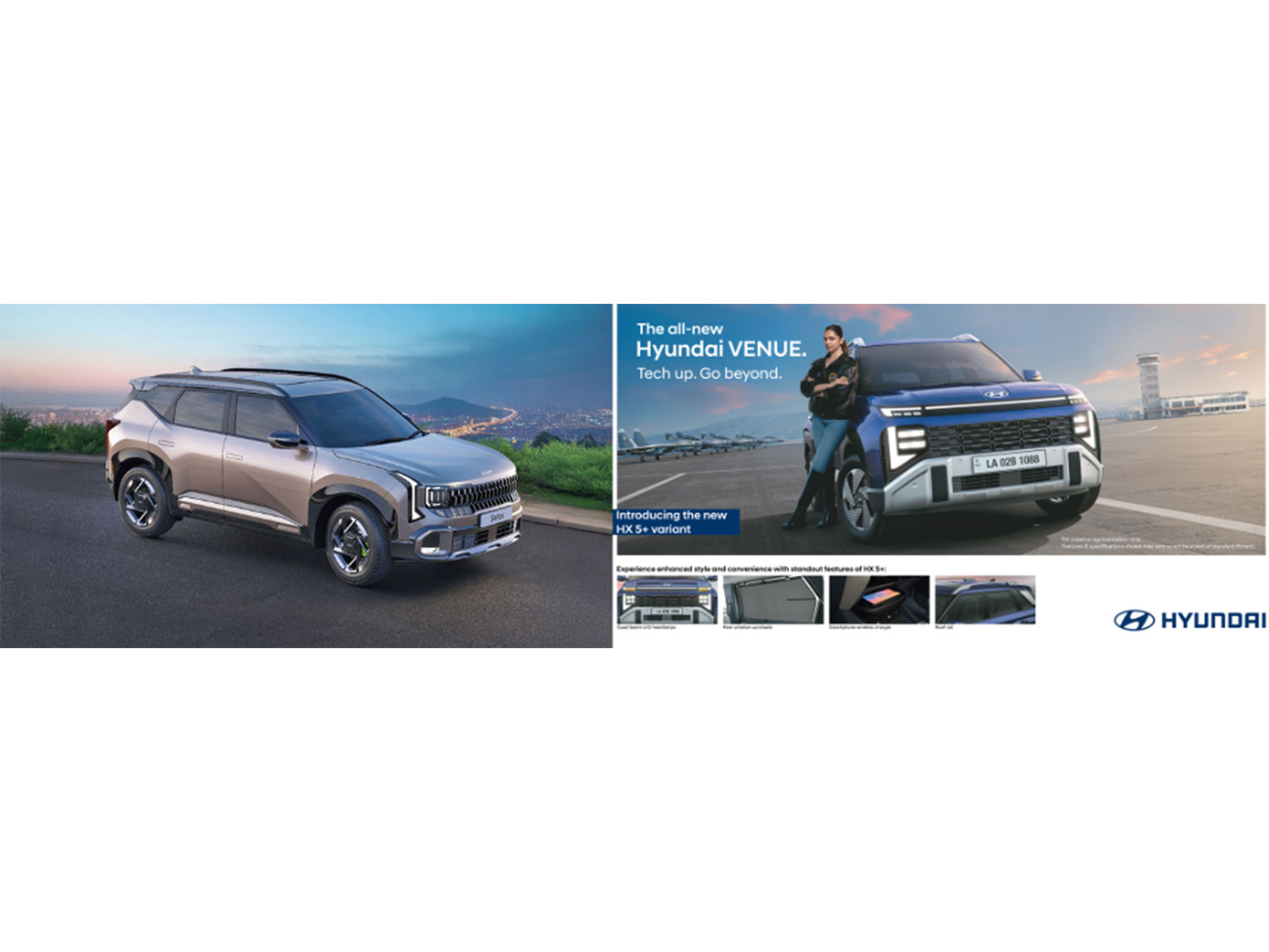 Kia Seltos, Hyundai Venue (Photo/Press release)