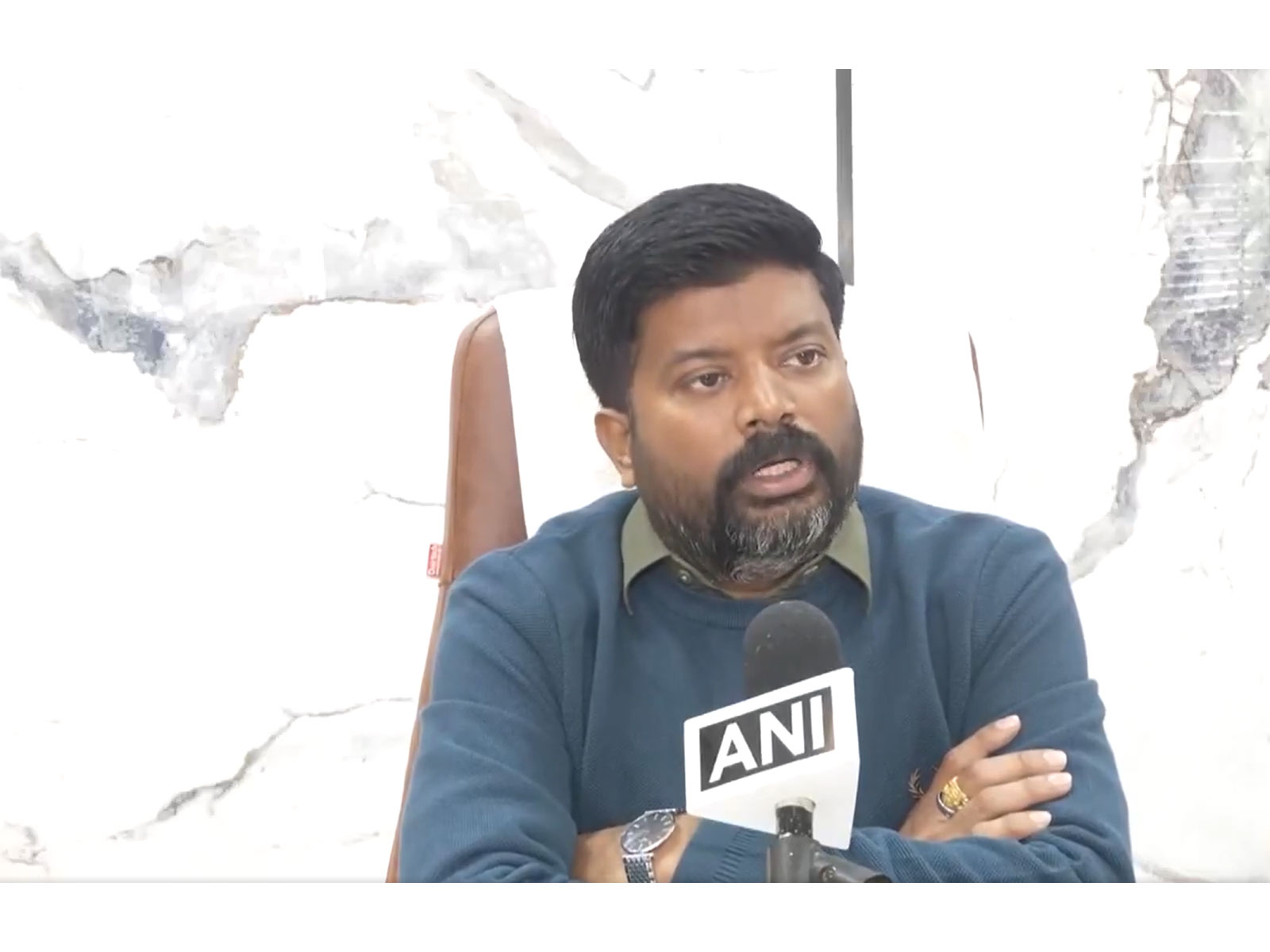 Shravan Kumar Vishwakarma, Founder and Chairman of Shankh Airlines (Photo/ANI)