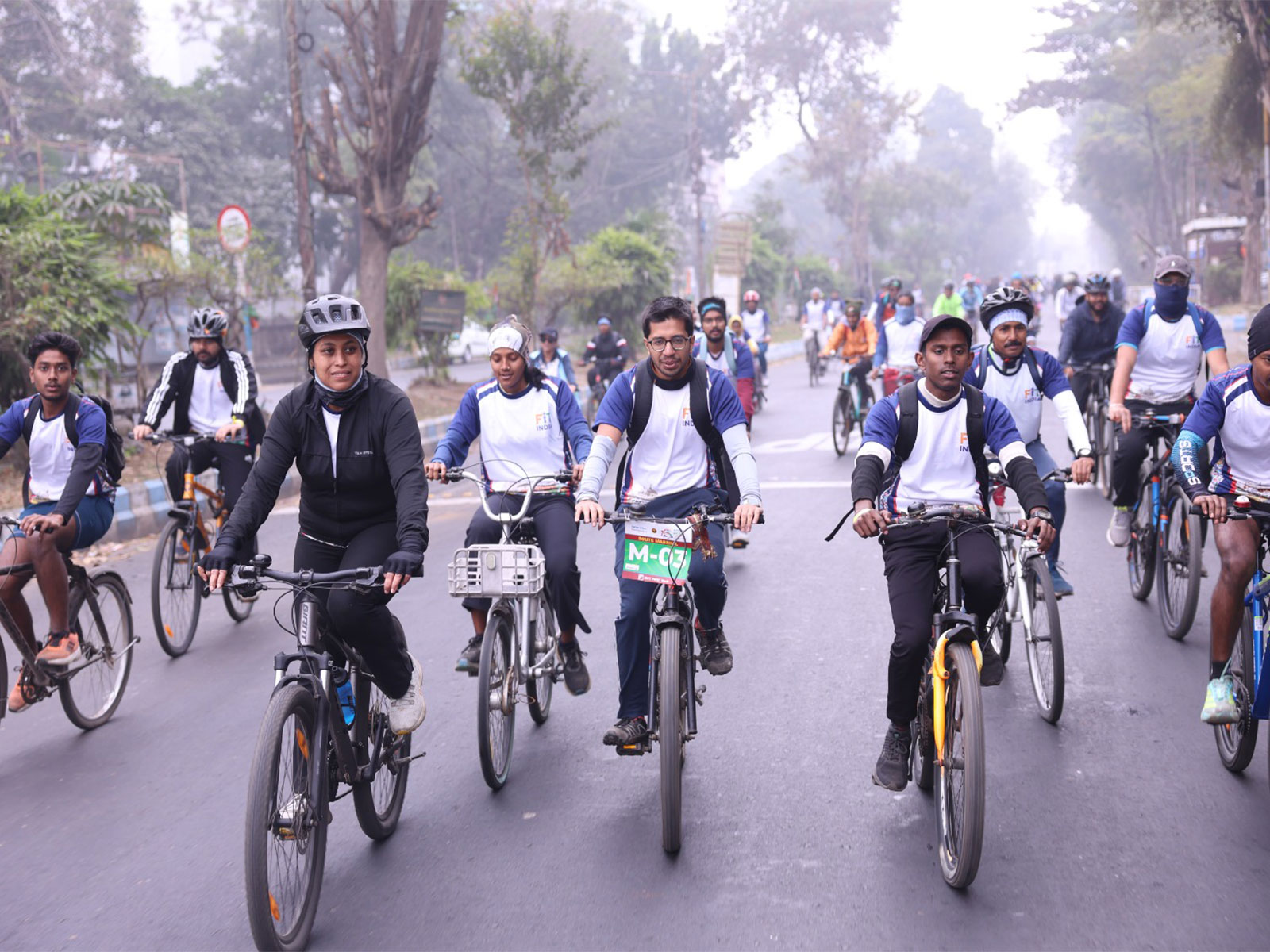 A visual from the Fit India Sundays on Cycle event. (Photo: SAI Media)
