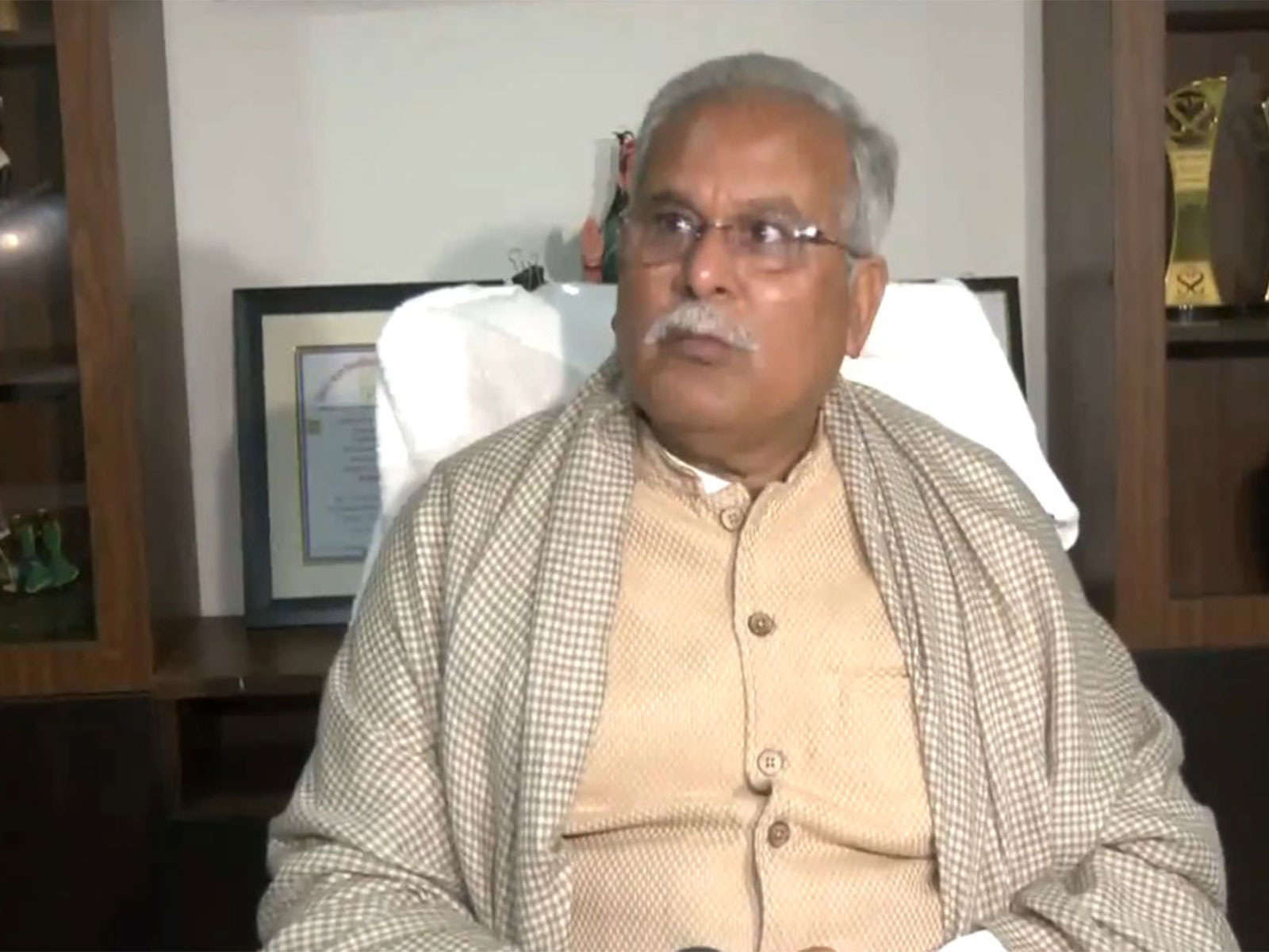 Former Chhattisgarh CM Bhupesh Baghel (Photo/ANI)