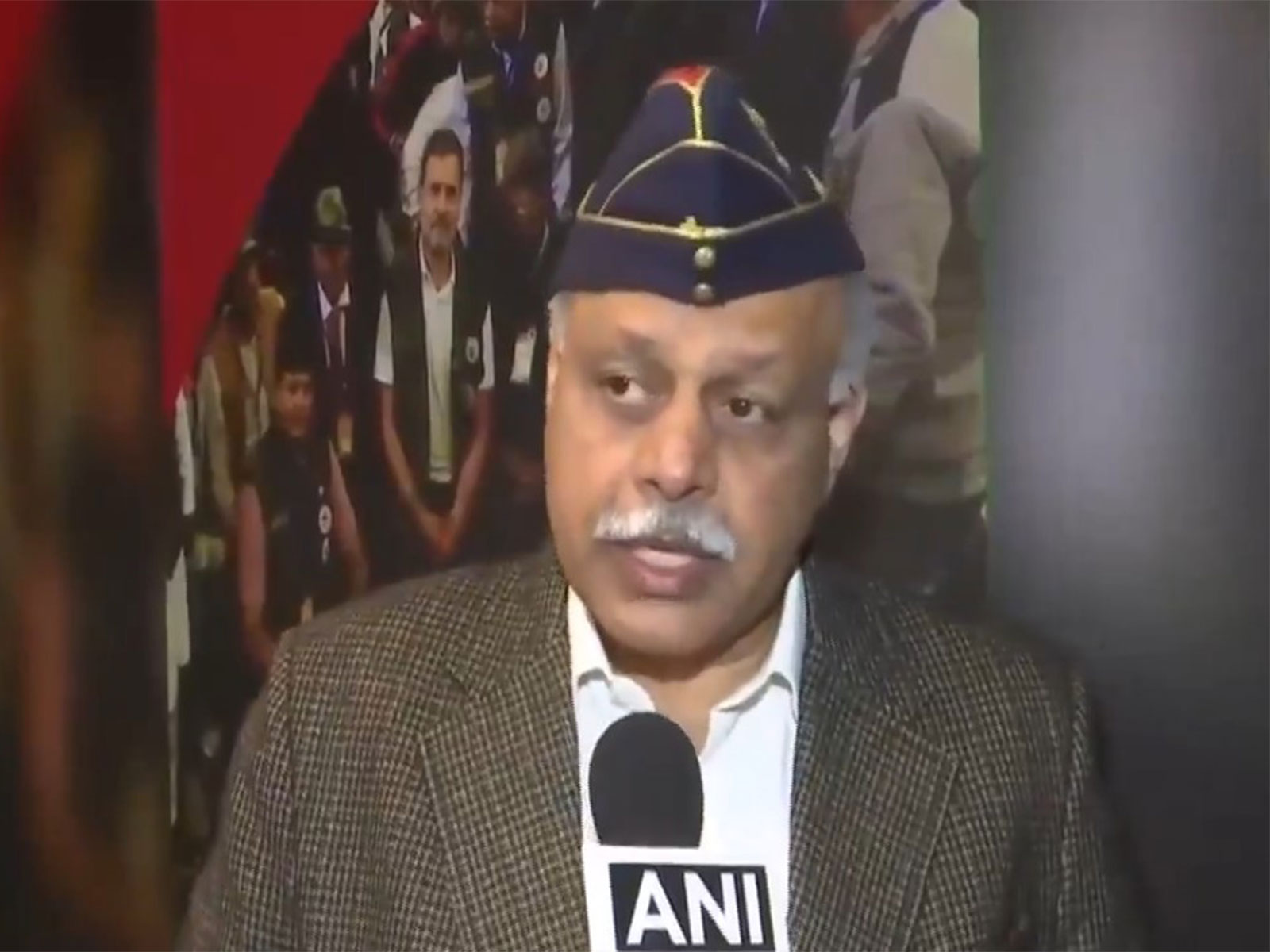 Colonel Rohit Chaudhary (Retd.), Chairman of the Congress’ Ex-Servicemen Department (Photo/ANI)