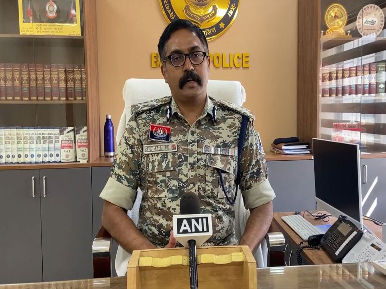 Bastar IG P Sundarraj (Photo/ANI)