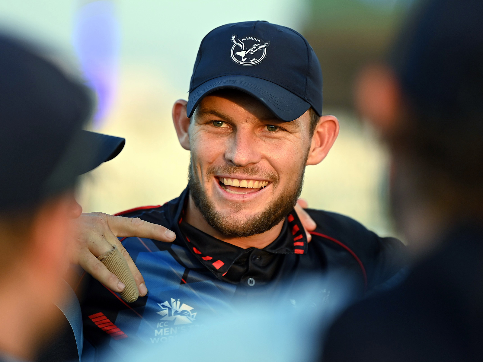 Namibia's skipper Gerhard Erasmus. (Photo/ANI) 