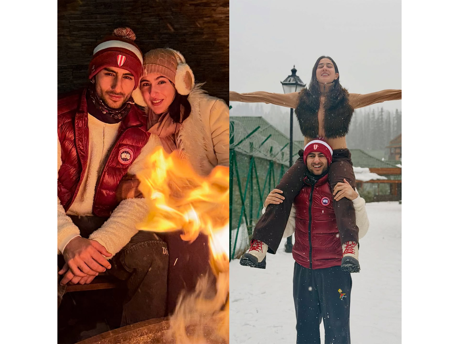 Sara, Ibrahim enjoy mountain vacation with friends (Photo/Instagram@saraalikhan95)