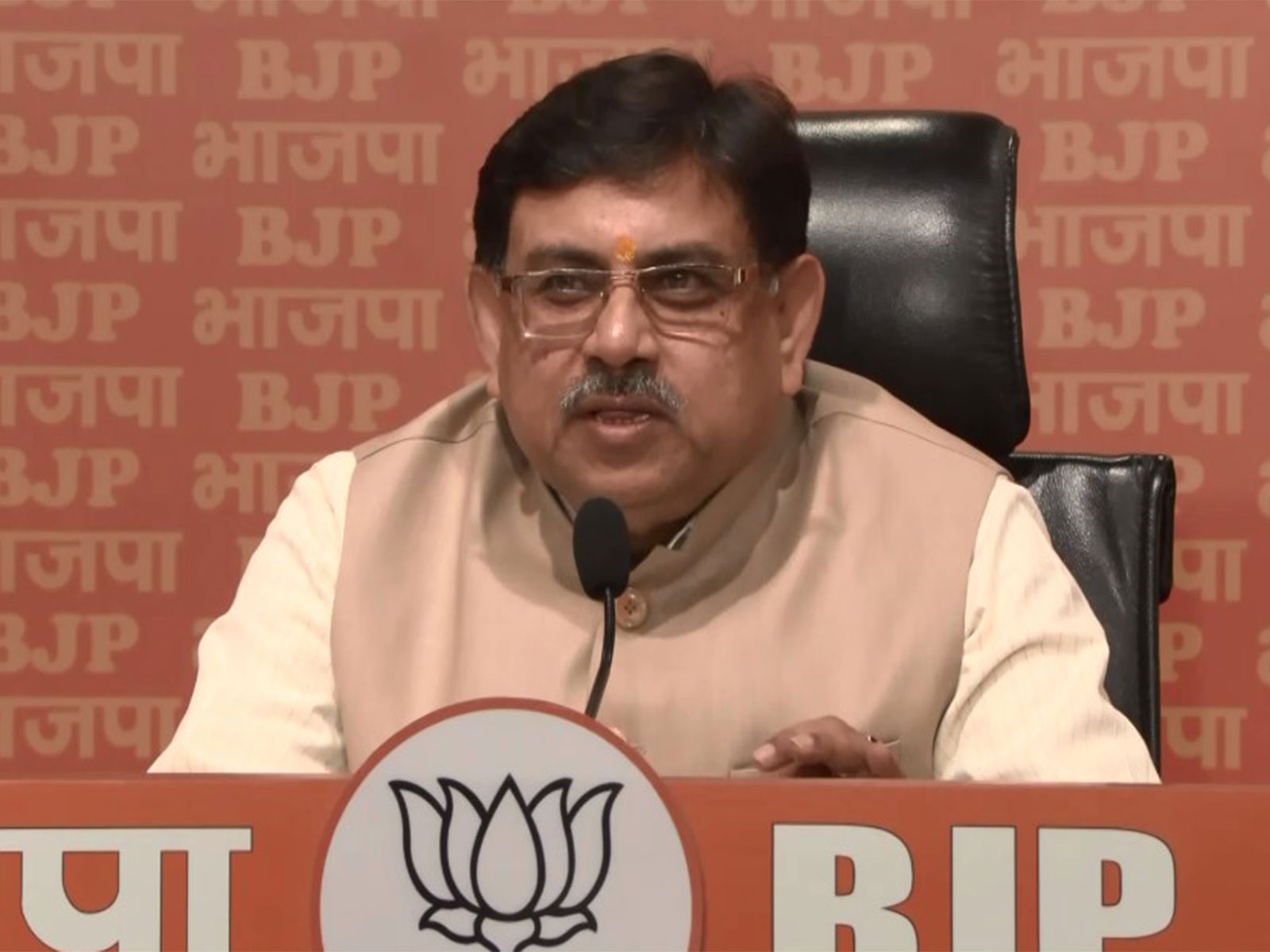 BJP National spokesperson KK Sharma (Photo/ANI)