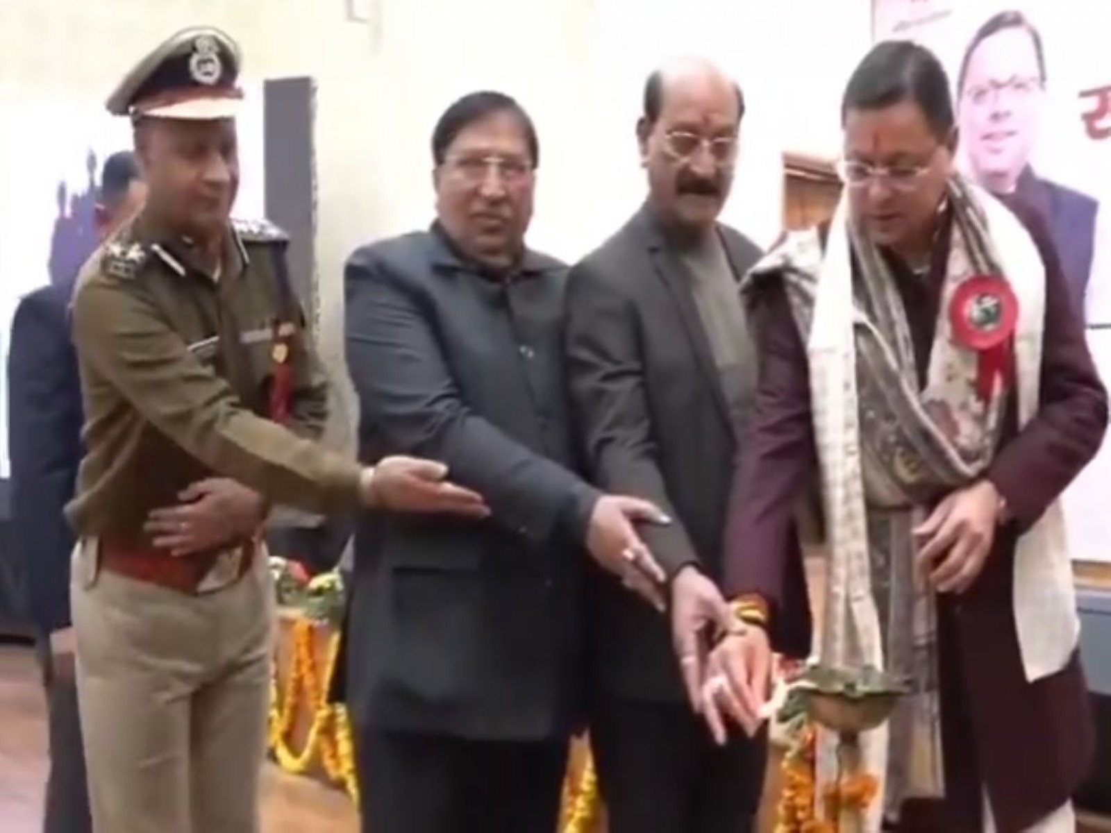 Uttarakhand CM Pushkar Dhami attends ‘Pride Moments’ event in Dehradun (Photo/ANI)