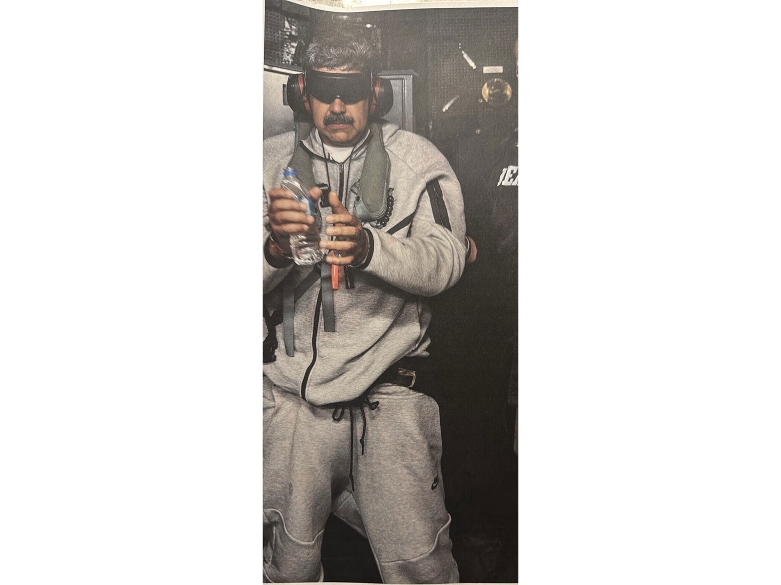 Venezuelan President Nicolas Maduro in US custody (Photo/Truth Social account of Donald Trump)