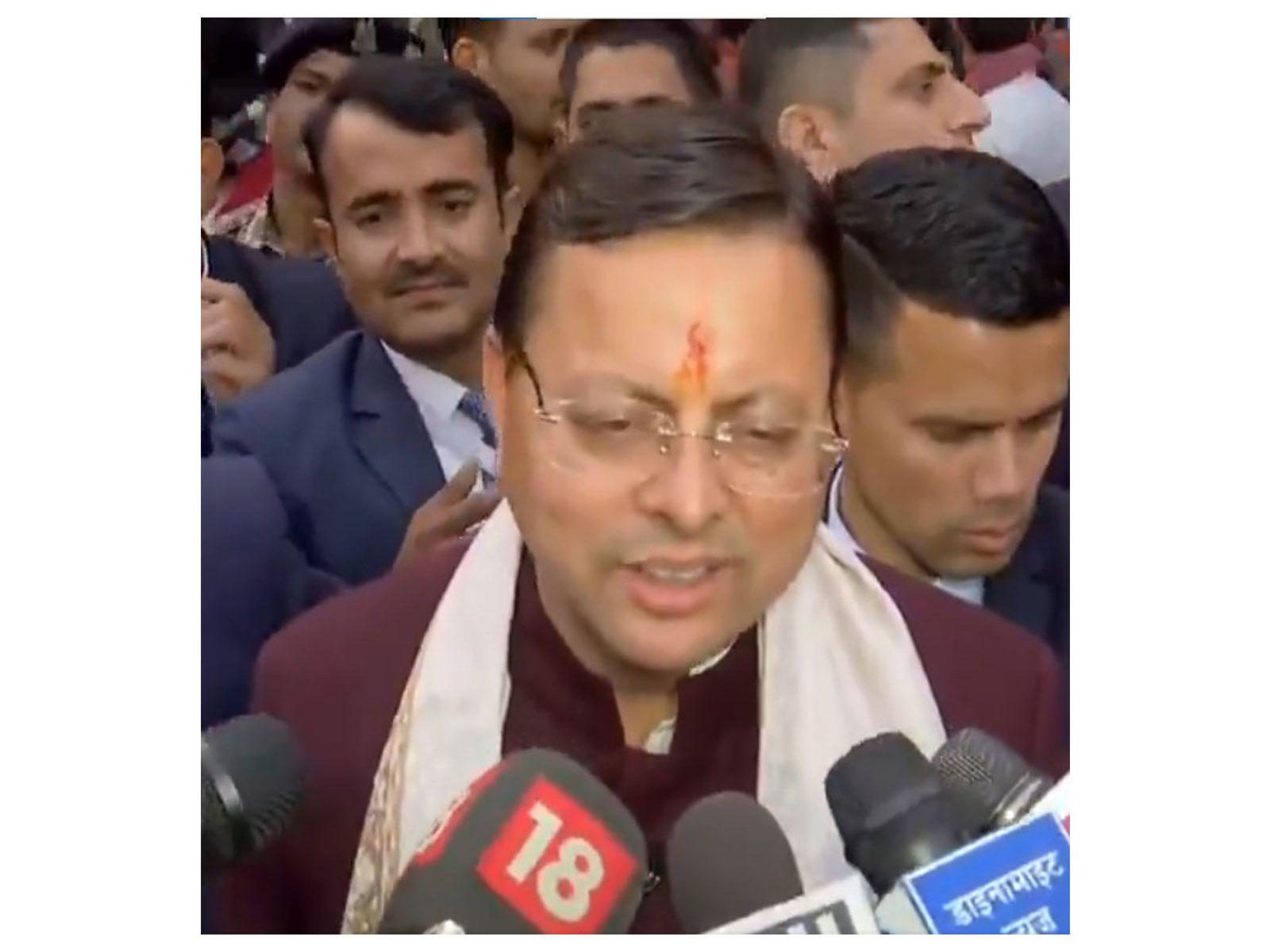 Uttarakhand CM Pushkar Singh Dhami (Photo: ANI)