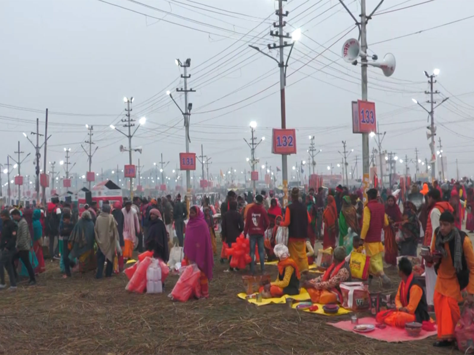 Visual from Magh Mela in Prayagraj (Photo/ANI)