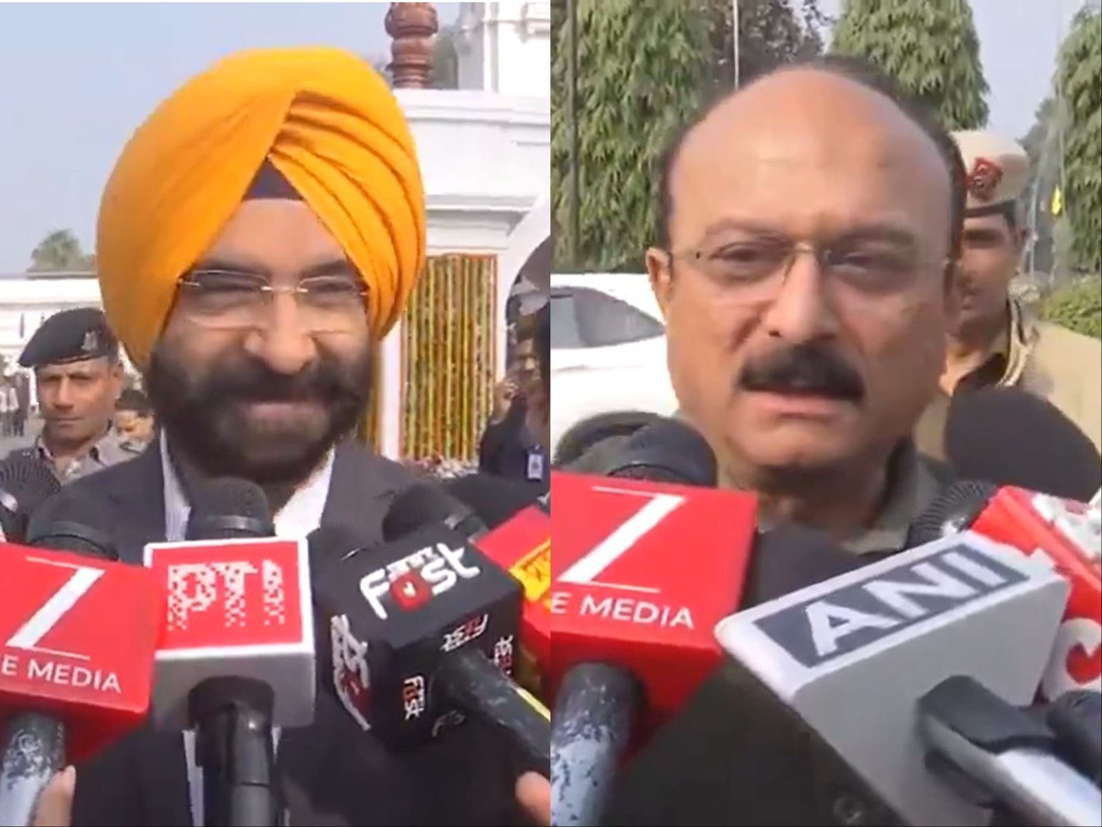 Delhi ministers Manjinder Singh Sirsa and Ashish Sood (Photo/ANI)