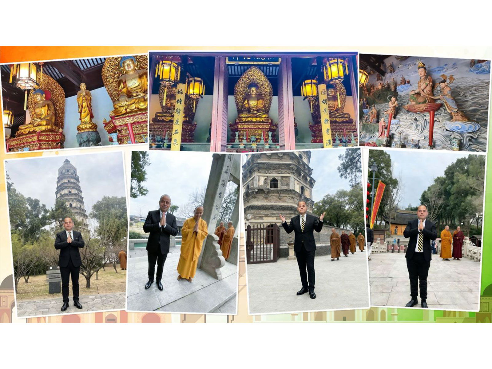 Consul General of India in Shanghai-Pratik Mathur, at Tiger Hill Pagoda (Photo:X/@IndiaInShanghai) Consul General of India in Shanghai-Pratik Mathur, at Tiger Hill Pagoda (Photo:X/@IndiaInShanghai)