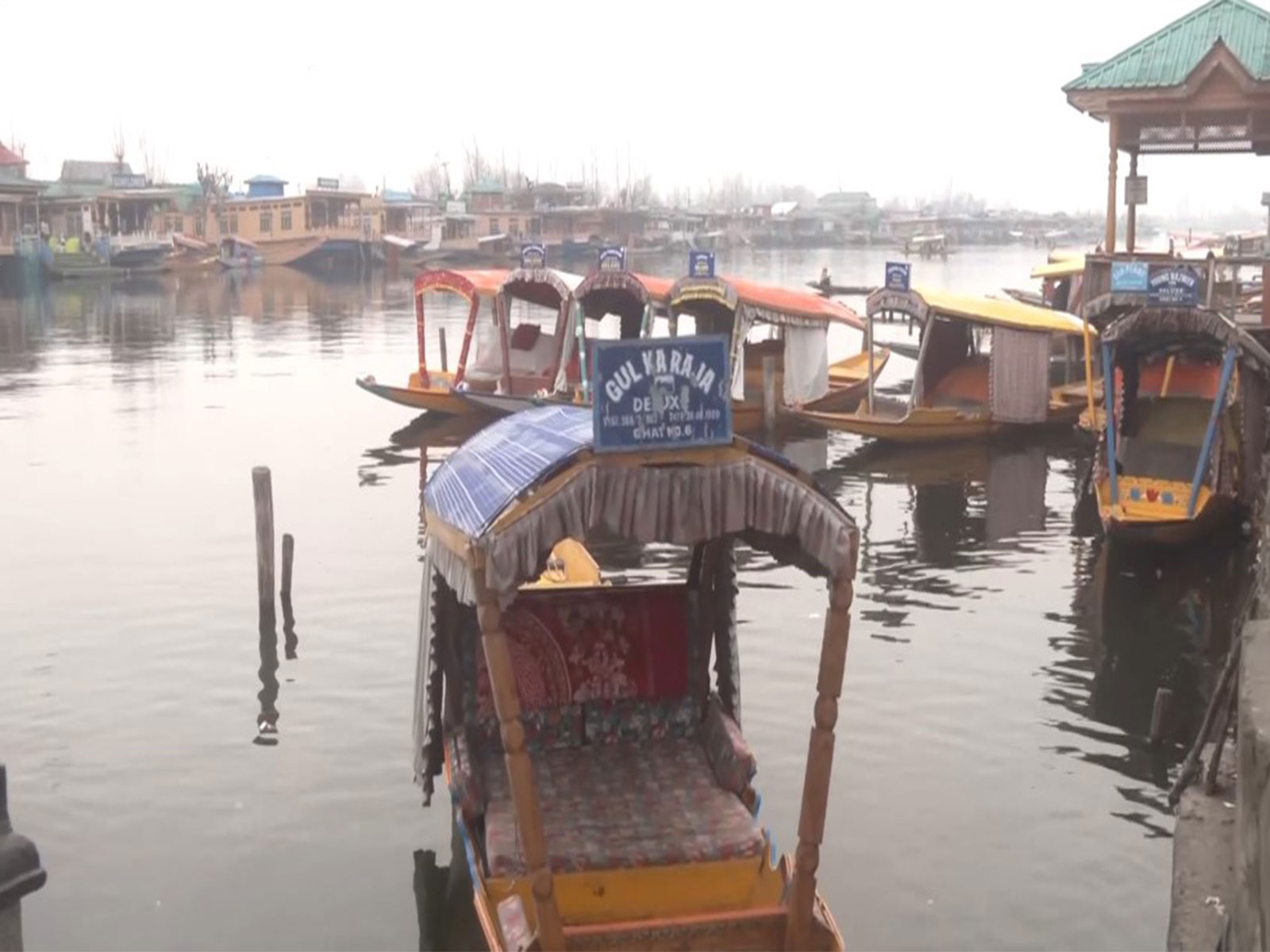 Visuals from Dal lake (Photo/ ANI)