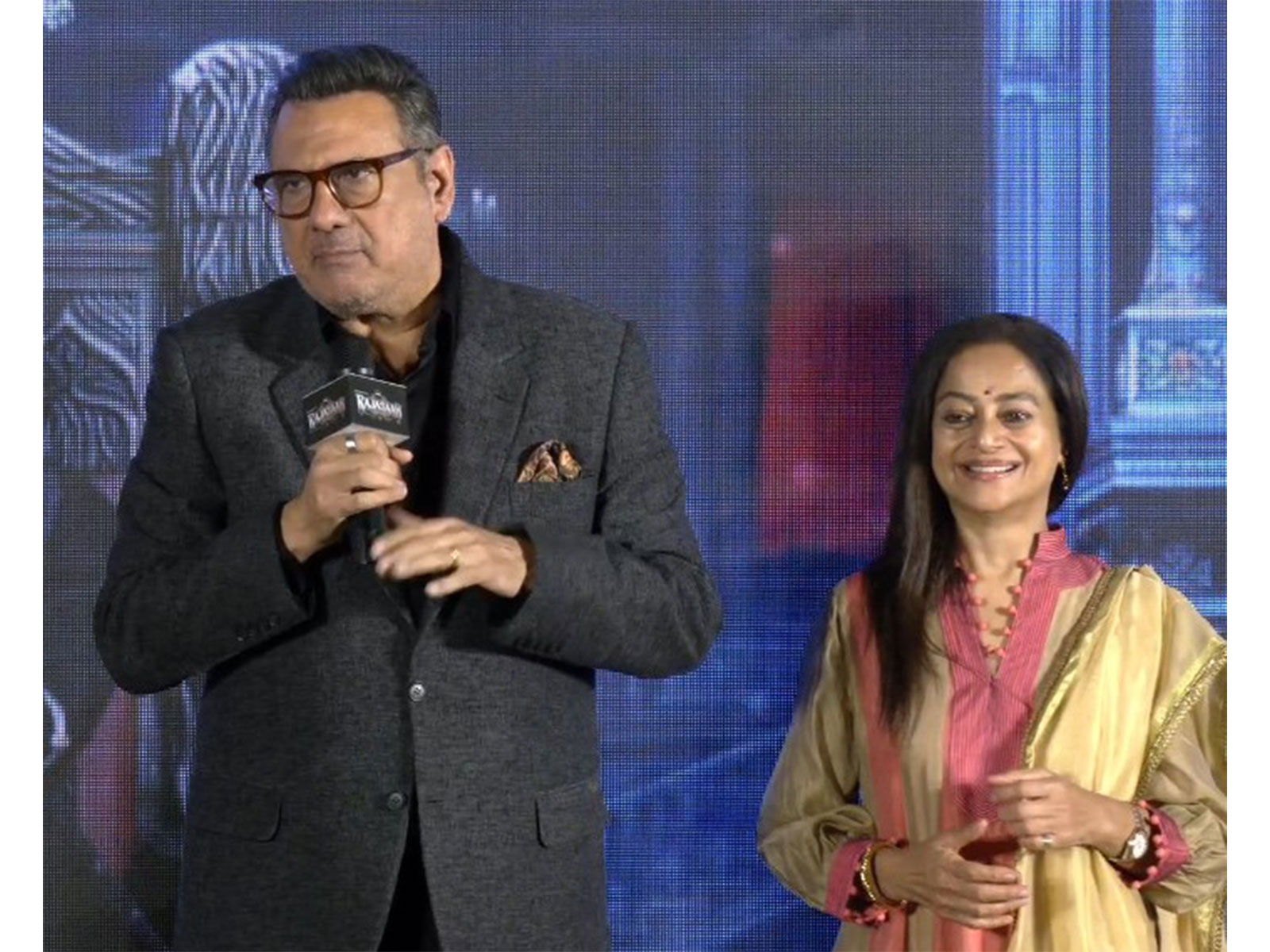 Actors Boman Irania and Zarina Wahab (Image source: ANI)