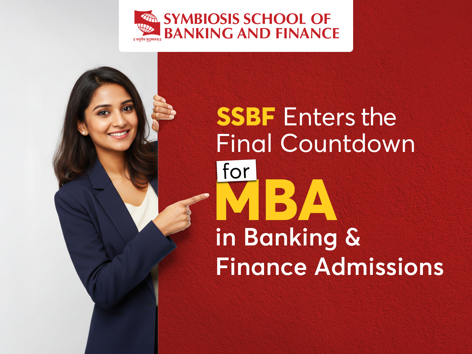 Final countdown: SSBF MBA in Banking & Finance admissions close Jan 14 