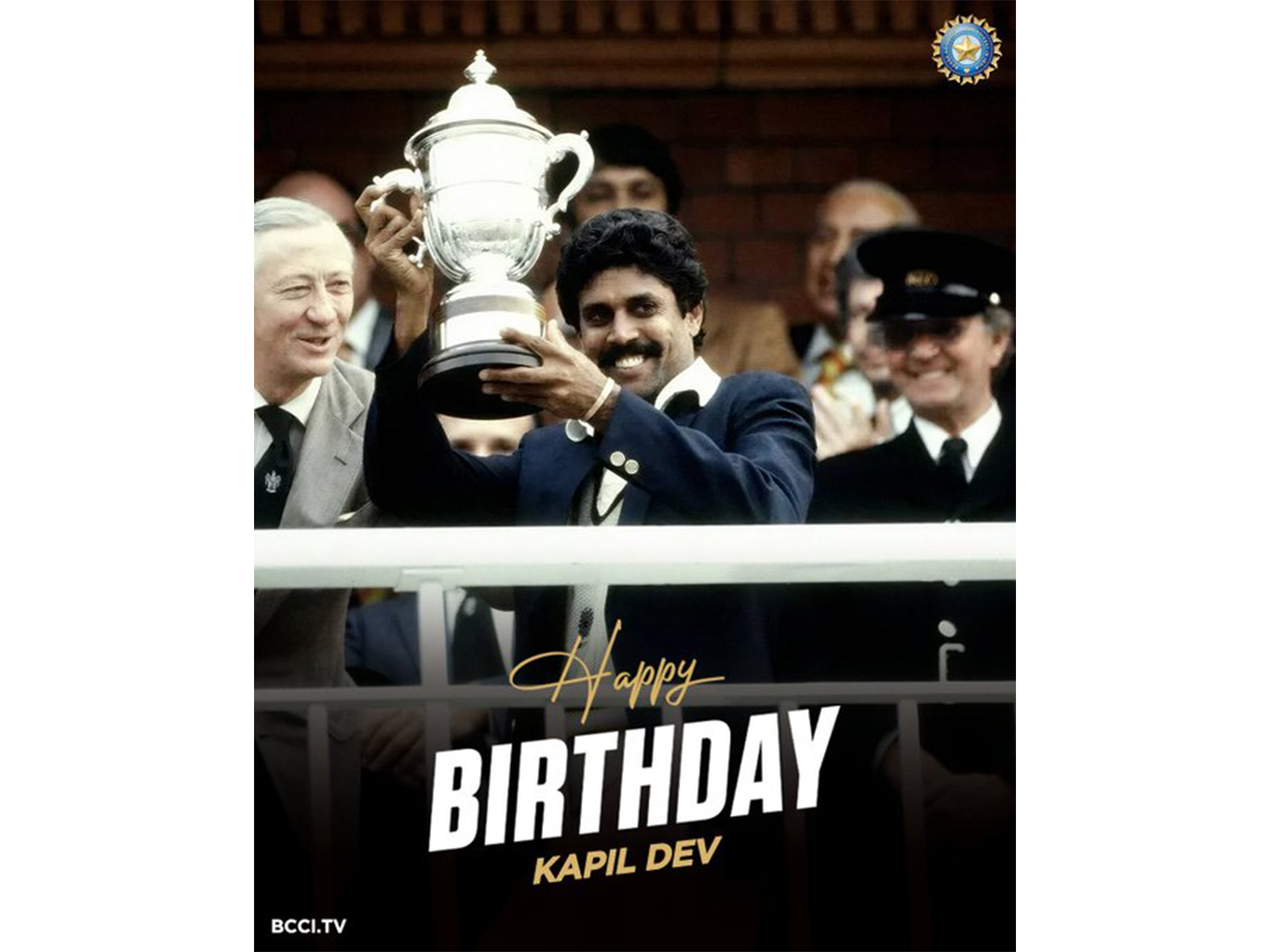 BCCI wish Kapil Dev on his 67th birthday. (Photo: X/BCCI)