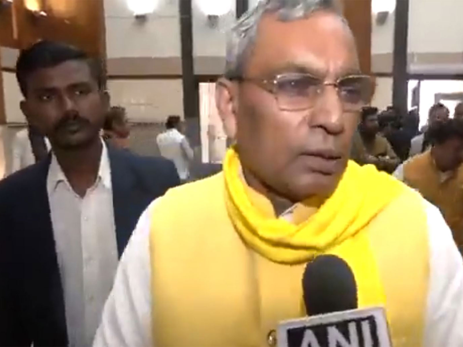 Uttar Pradesh Minister Om Prakash Rajbhar (Photo/ANI)