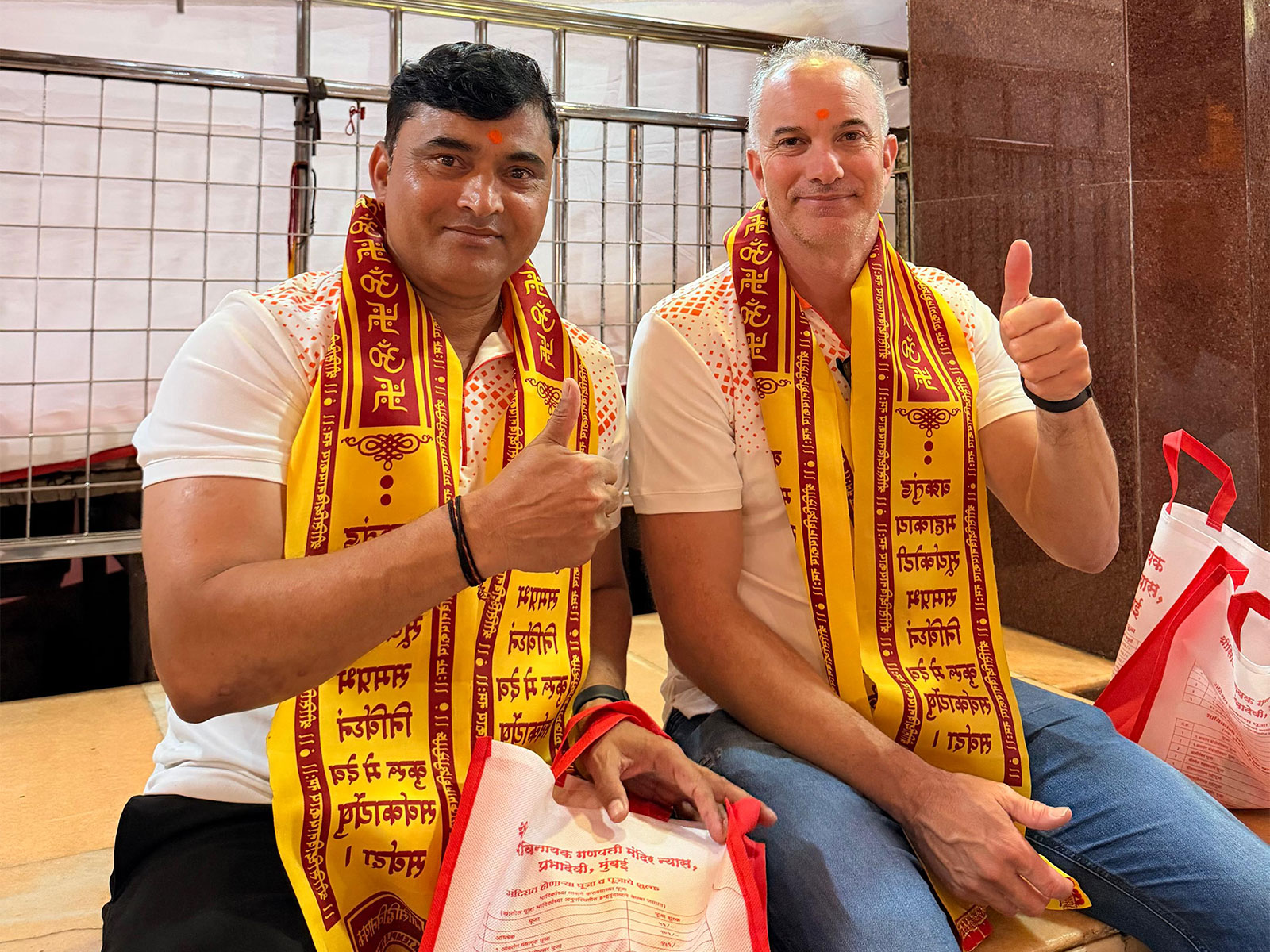 Pravin Tambe and Michael Klinger (Photo: Gujarat Giants)