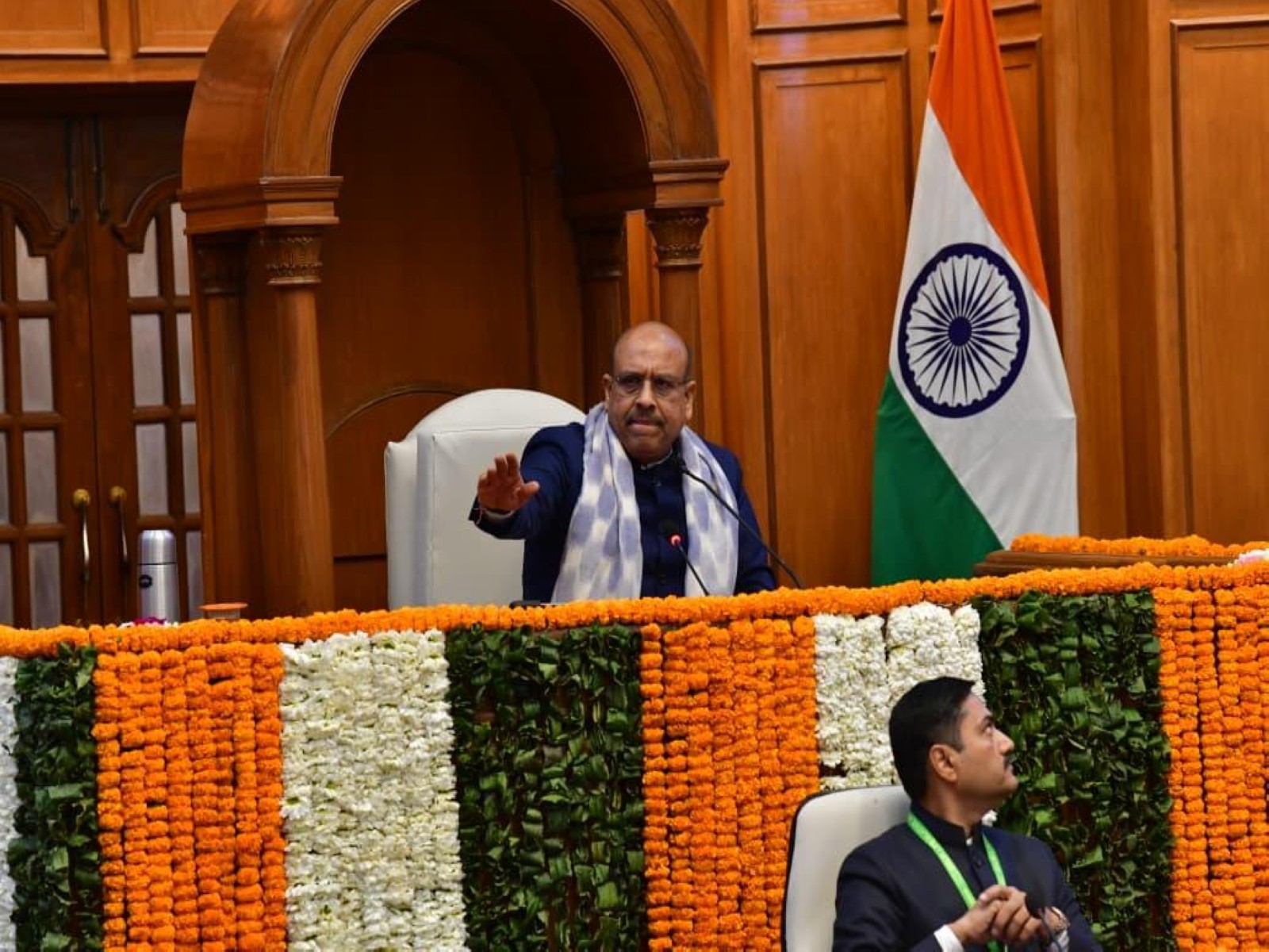 Delhi Legislative Assembly Speaker Vijender Gupta (Photo/ANI)