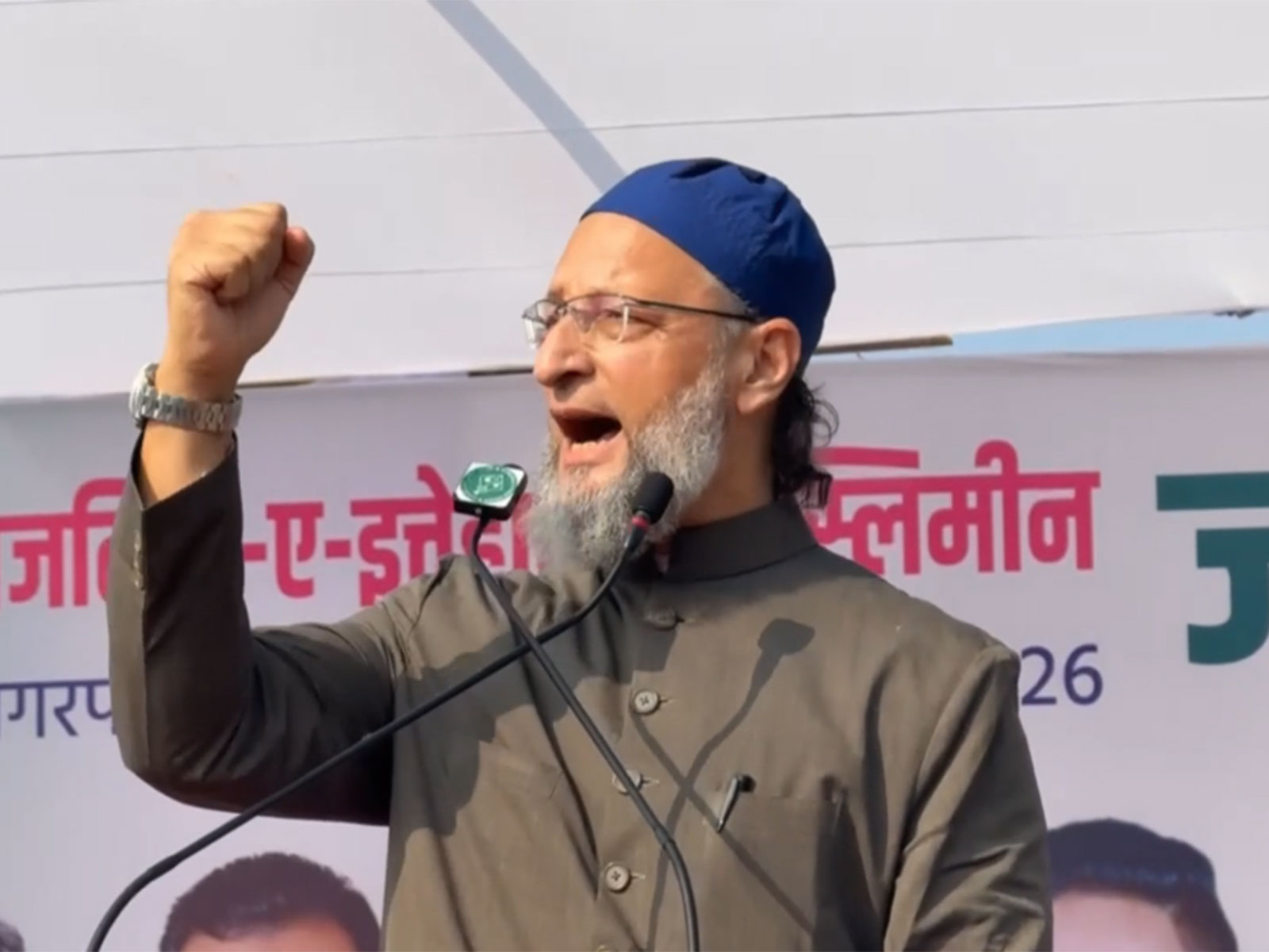 AIMIM Chief Asaduddin Owaisi (Photo/ANI)