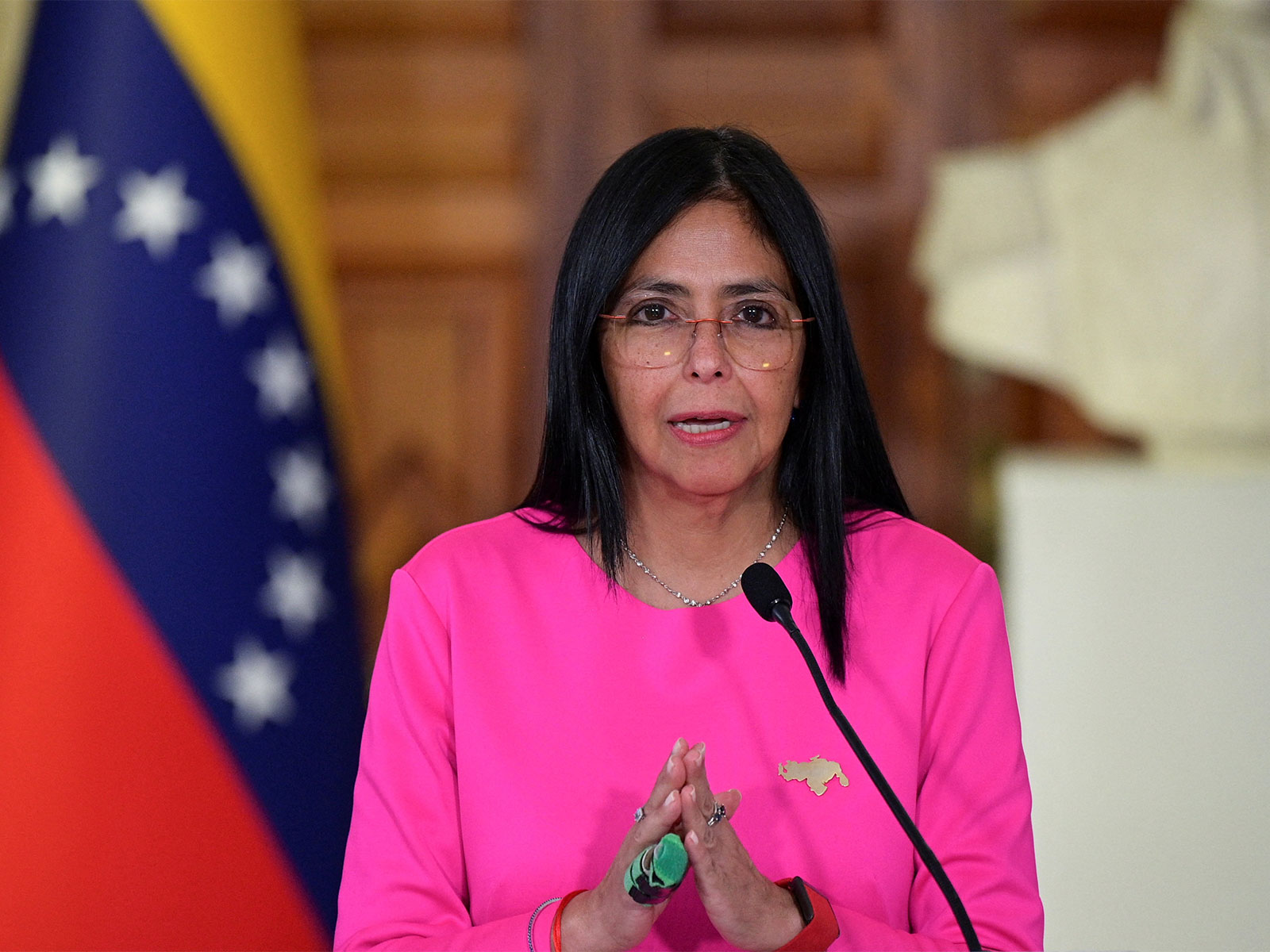 Venezuela’s acting president Delcy Rodriguez (Photo/Reuters)