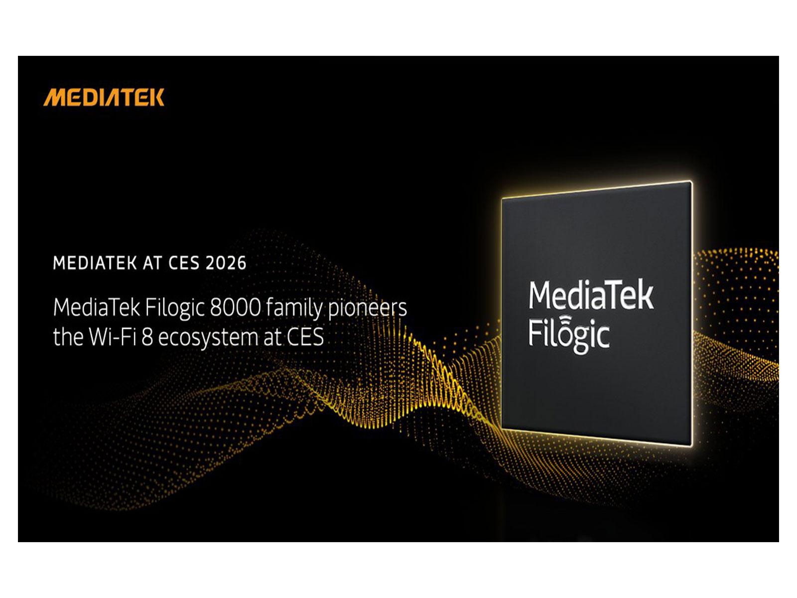 MediaTek Filogic 8000 (Photo/@MediaTek)