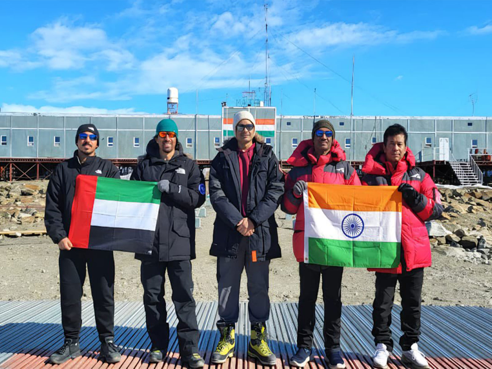 India–UAE Polar Cooperation in action as Emirati scientists join India’s Antarctic mission (Photo:X/@IndembAbuDhabi)