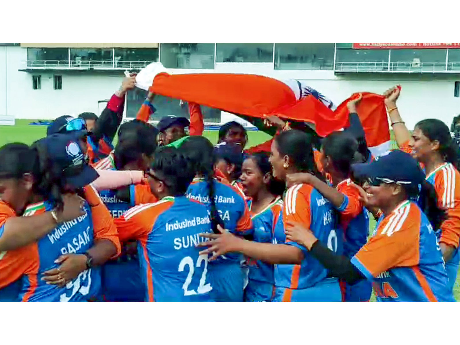 Indian Women’s Blind Cricket Team players (Photo: ANI)
