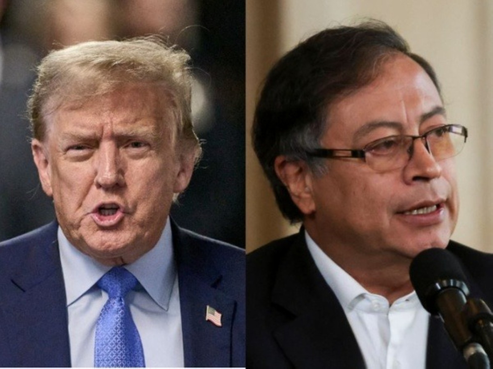 US President Donald Trump, Colombian President Gustavo Petro (File Photo/Reuters)