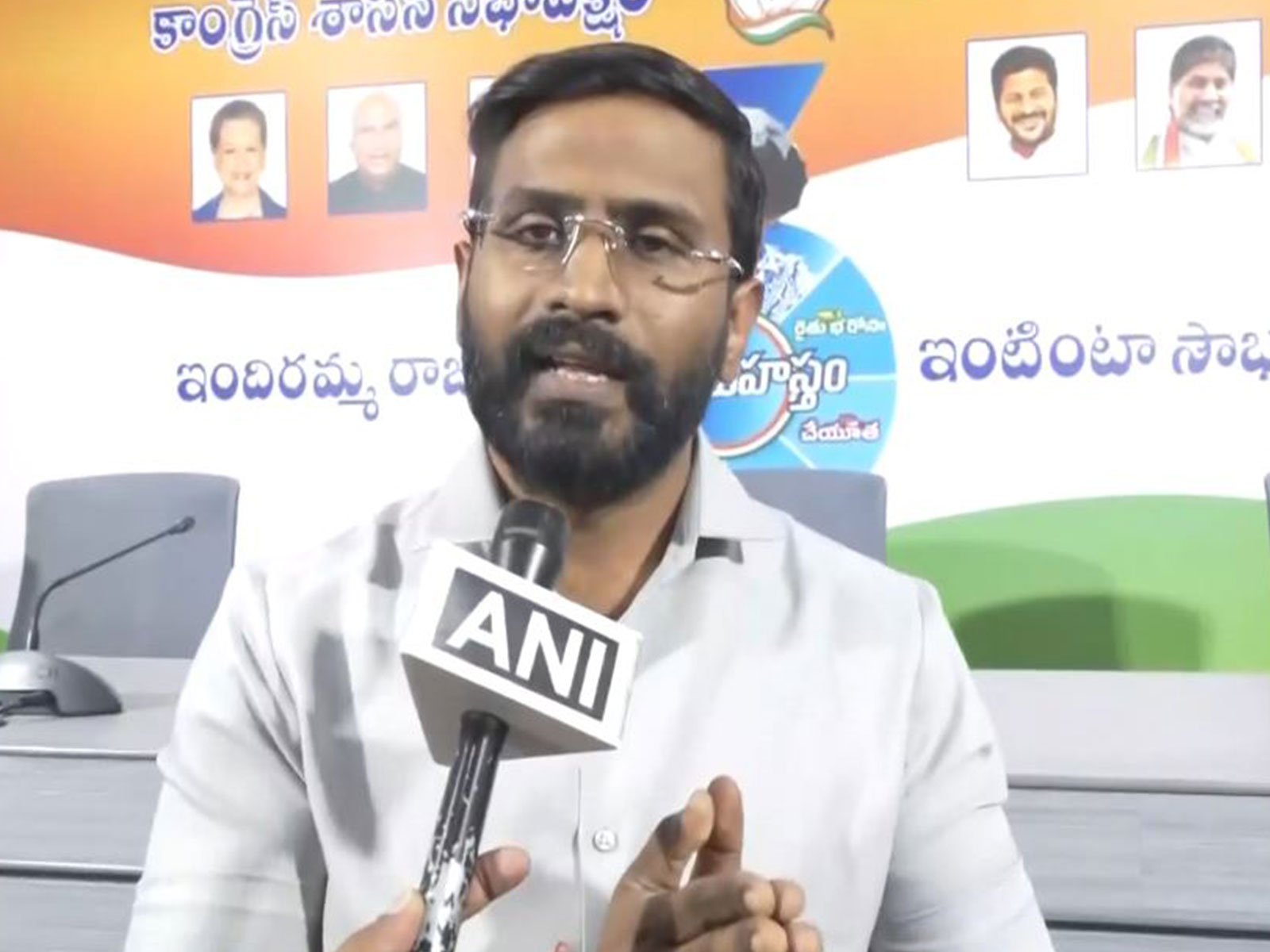 Congress MLC Venkat Balmoor (Photo/ANI)